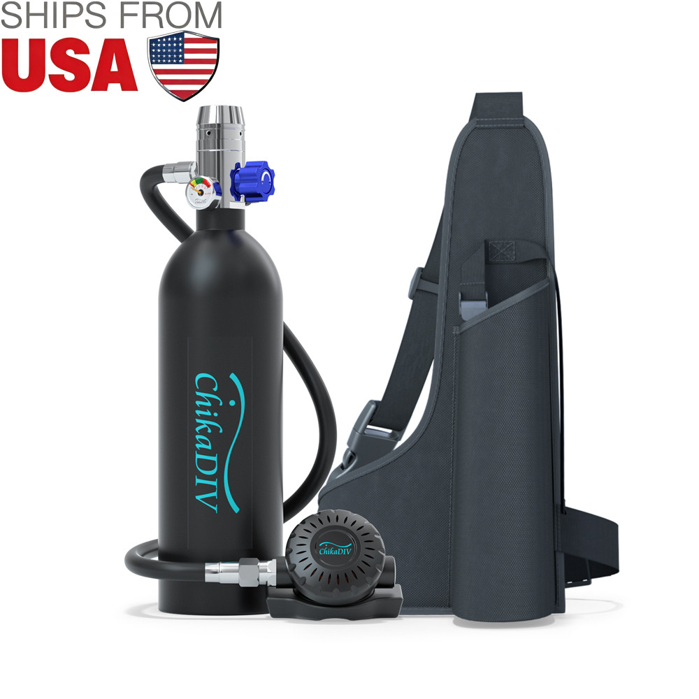1L Portable Scuba Tank,Lung Tank Diving Tank for Snorkeling Freediving