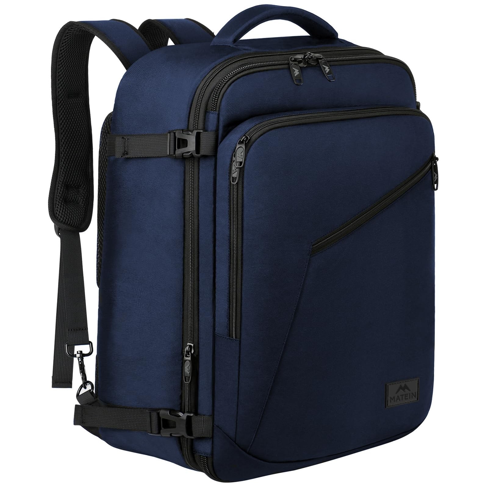 MATEIN Backpack for Travel, 27L Water Resistant Carry on Large, Blue