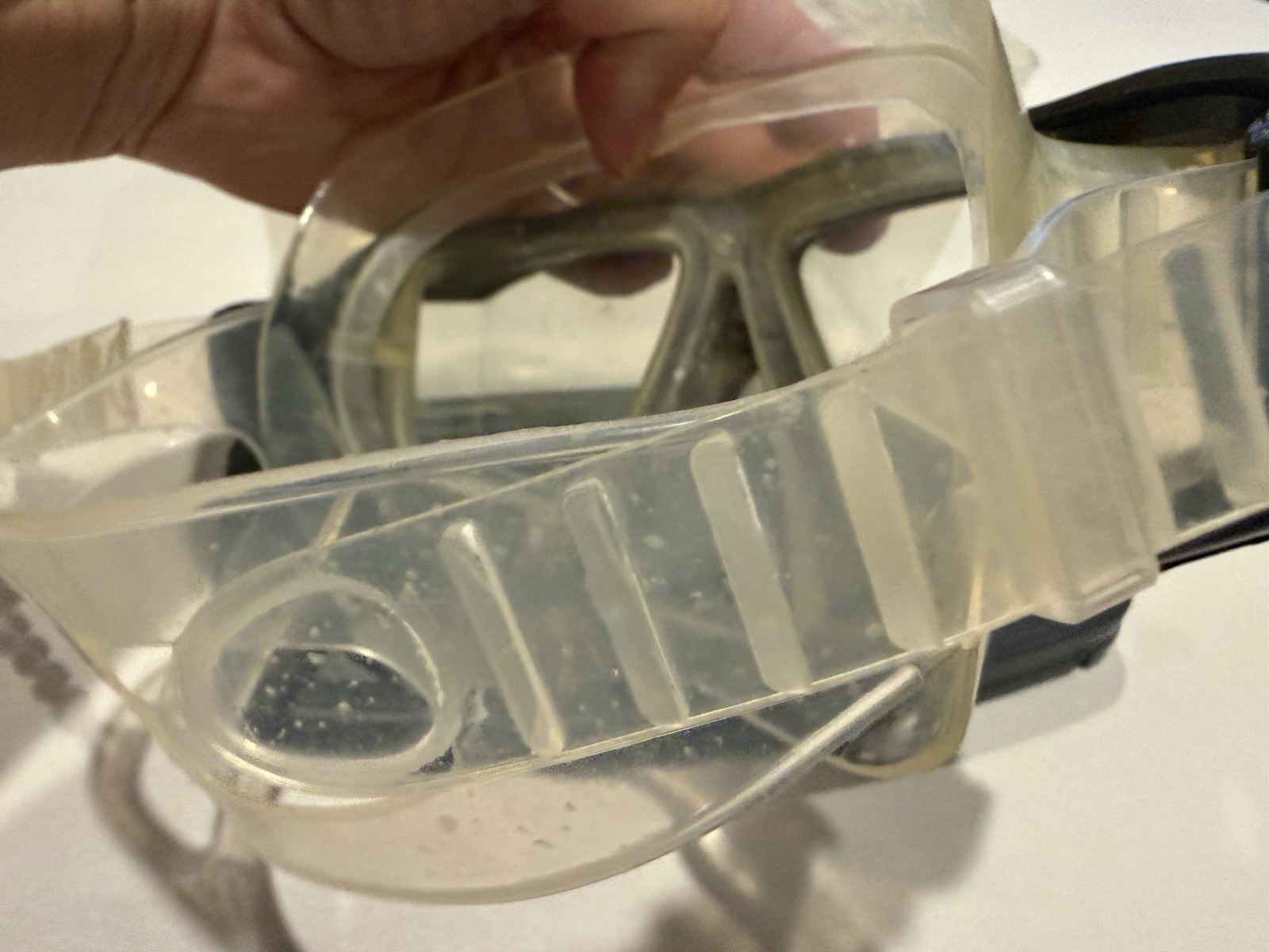 Scubapro Clear VU mask Clear/ Black Excellent condition