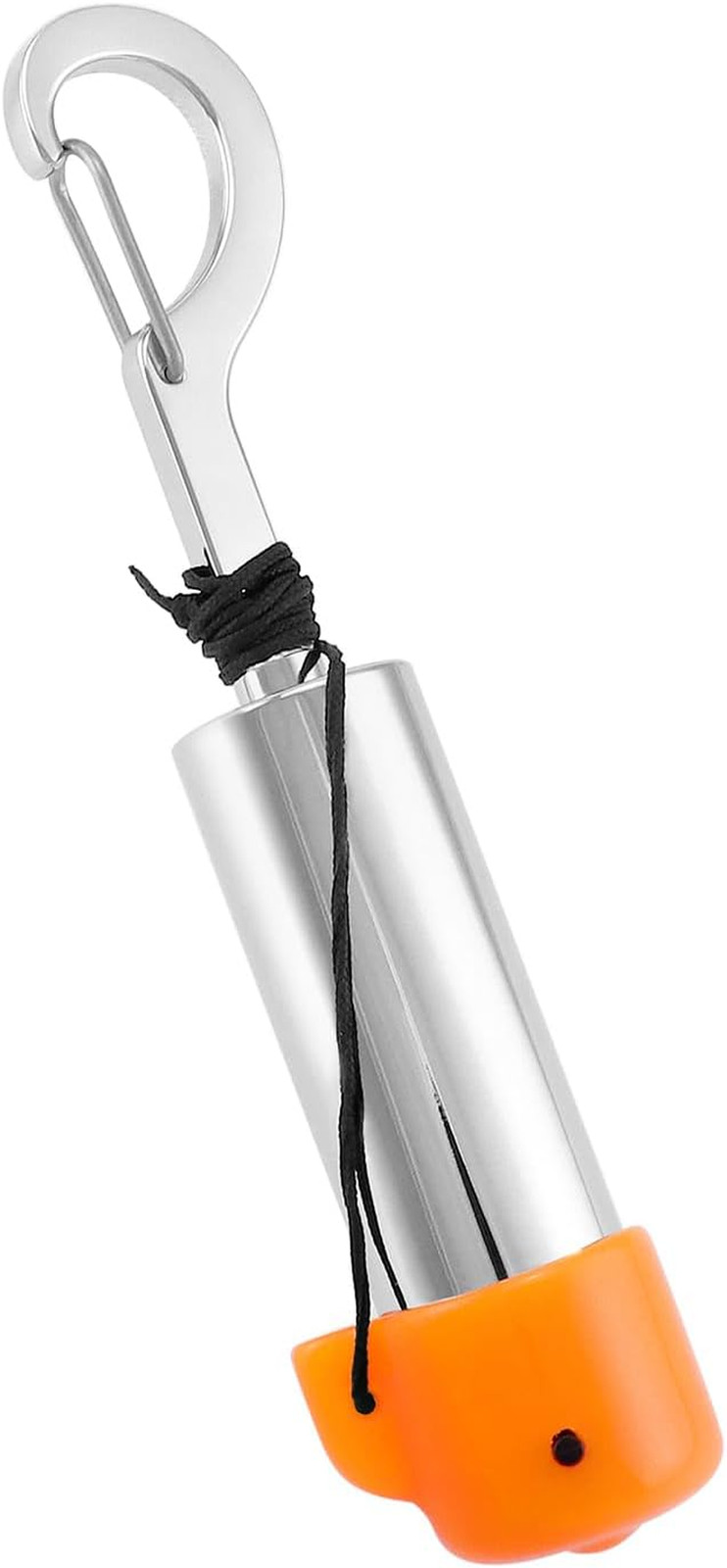 Scuba Diving Underwater Shaker with Clip, Non-Corrosive Metal Rattle Stick, Comp