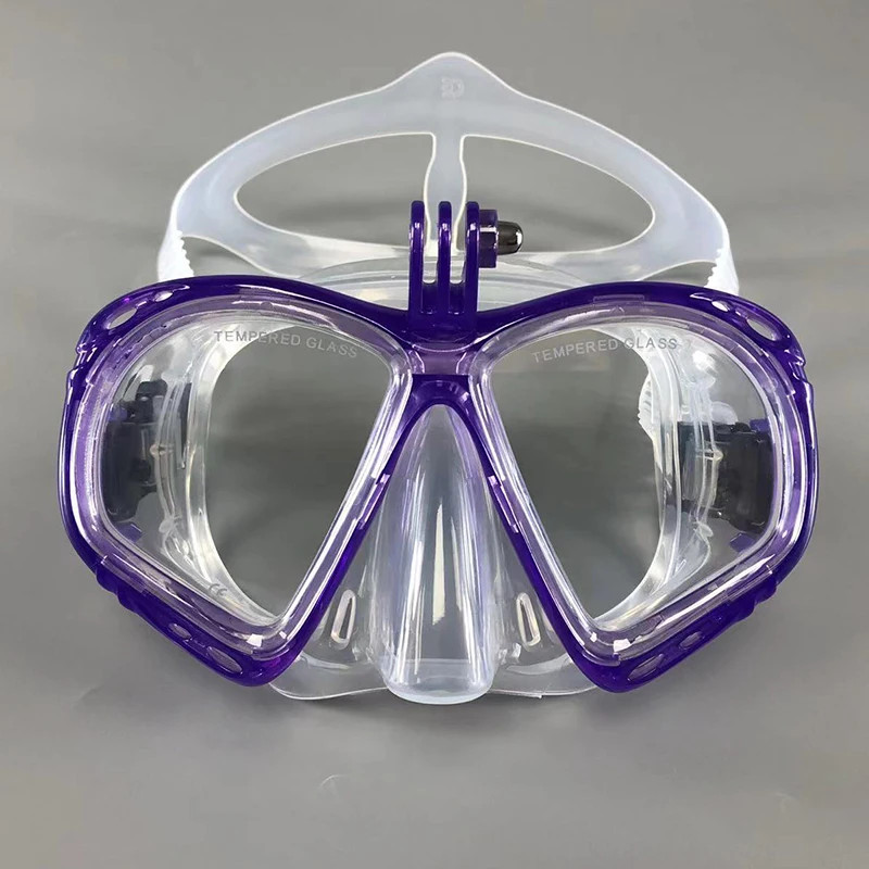 HD Panoramic Snorkeling Mask Set GoPro Mount Anti Fog Dive Gear Scuba Diving