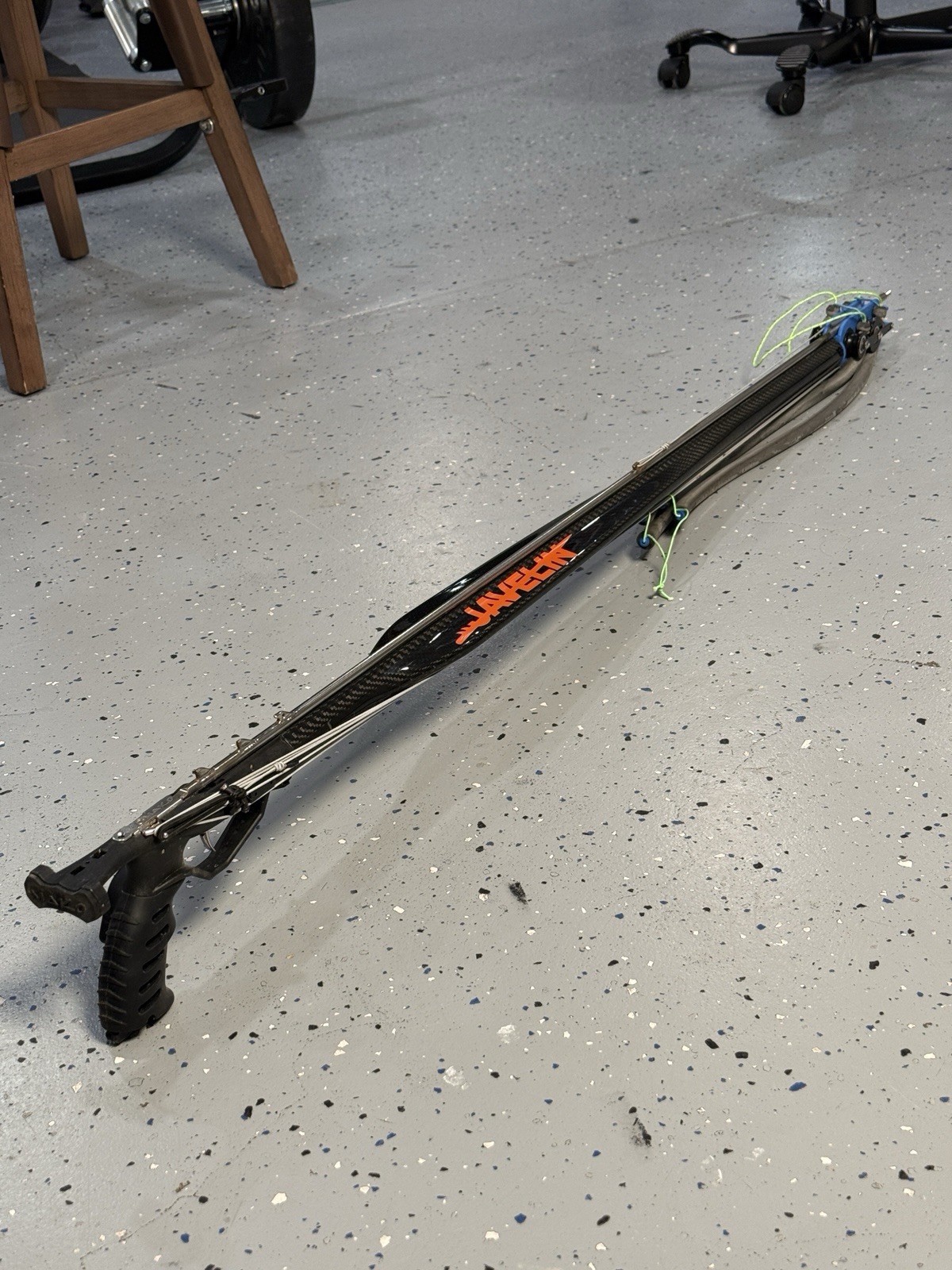 Oceanammo Speargun Javelin Carbon Fiber 100cm Double Roller New