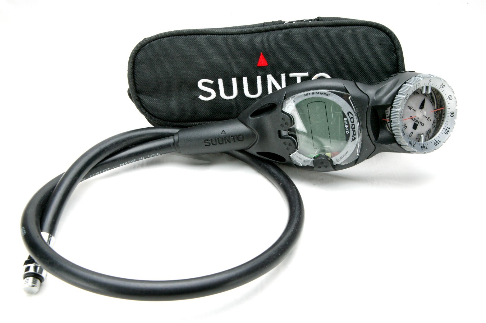 Scuba Suunto Console With Cobra Dive Computer, Suunto Compass & 30″ Hose. Clean.