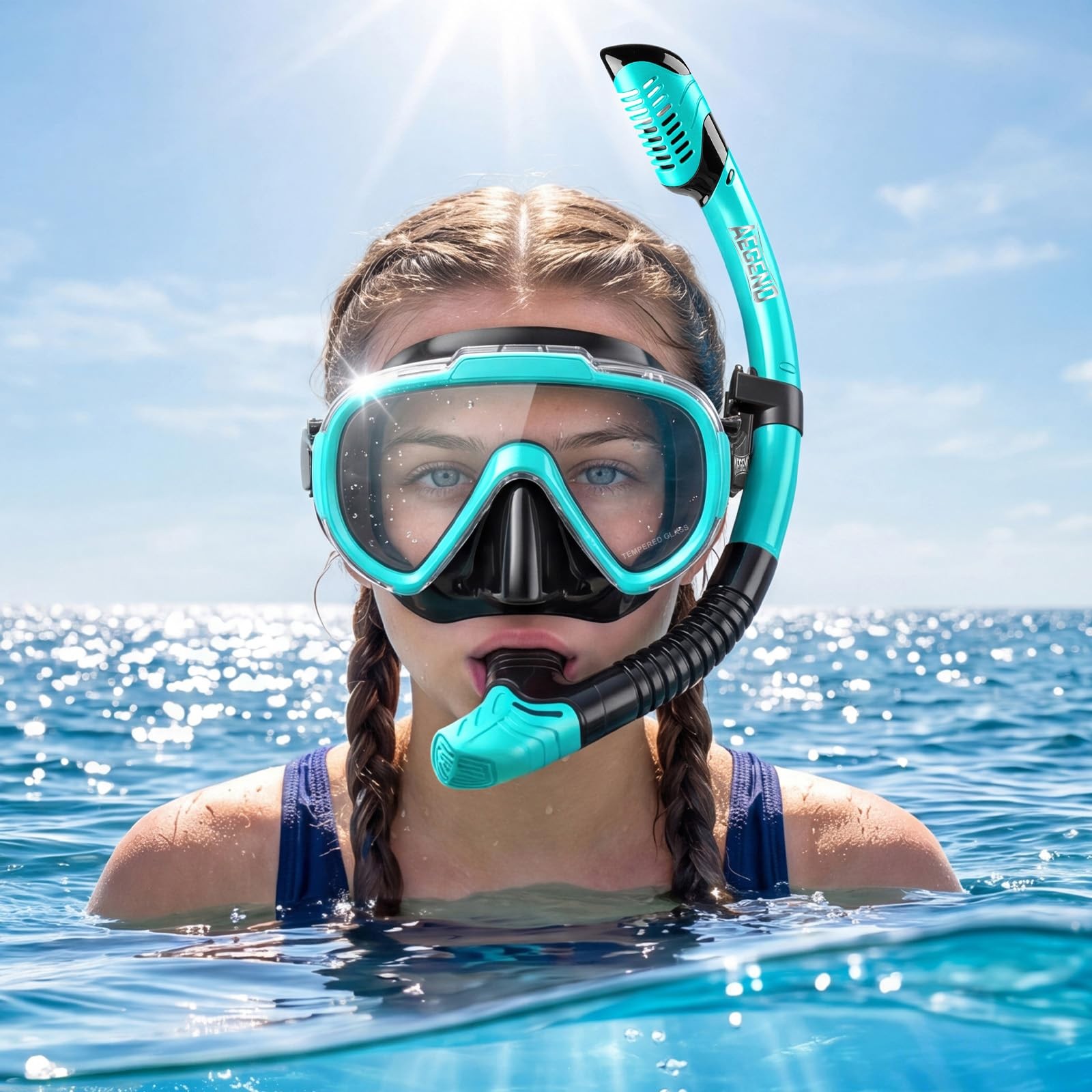 Snorkeling Gear Set for Adult Youth – Snorkel Diving Mask with Top Dry Value …