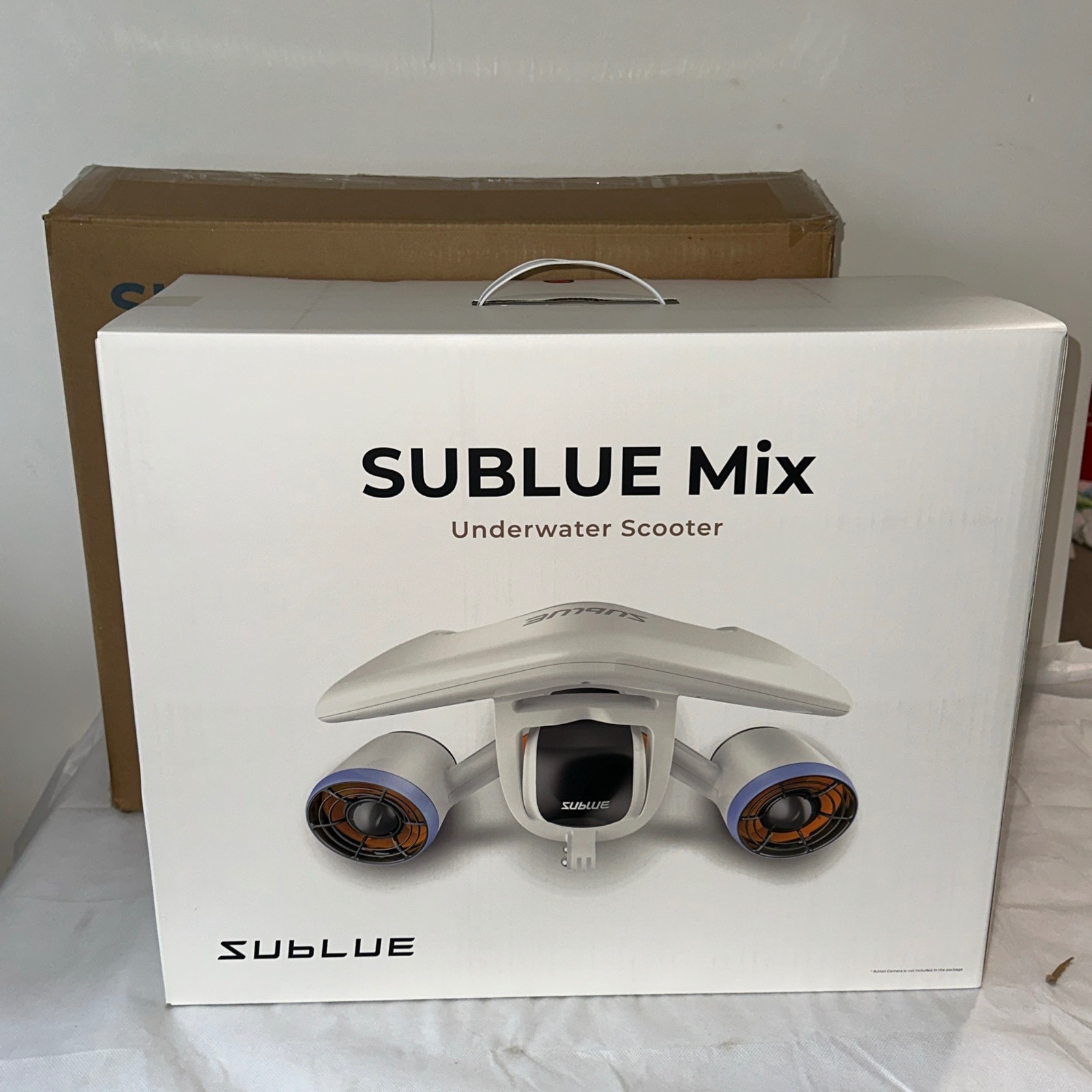 Sublue WhiteShark Mix Underwater Scooter BRAND NEW SEALED BOX Aqua Blue Scuba