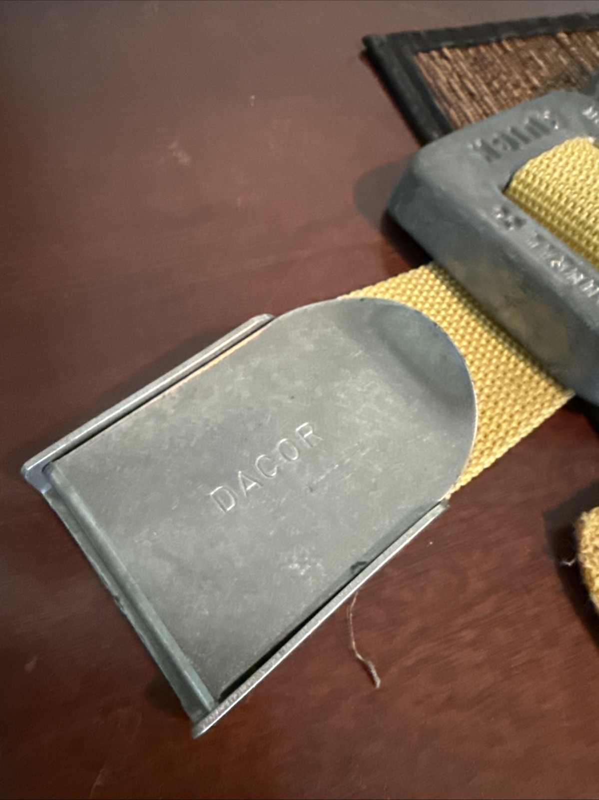 Vintage Donnell Dacor Scuba Diving W 5 Dive Weights & 1 Yellow Belt