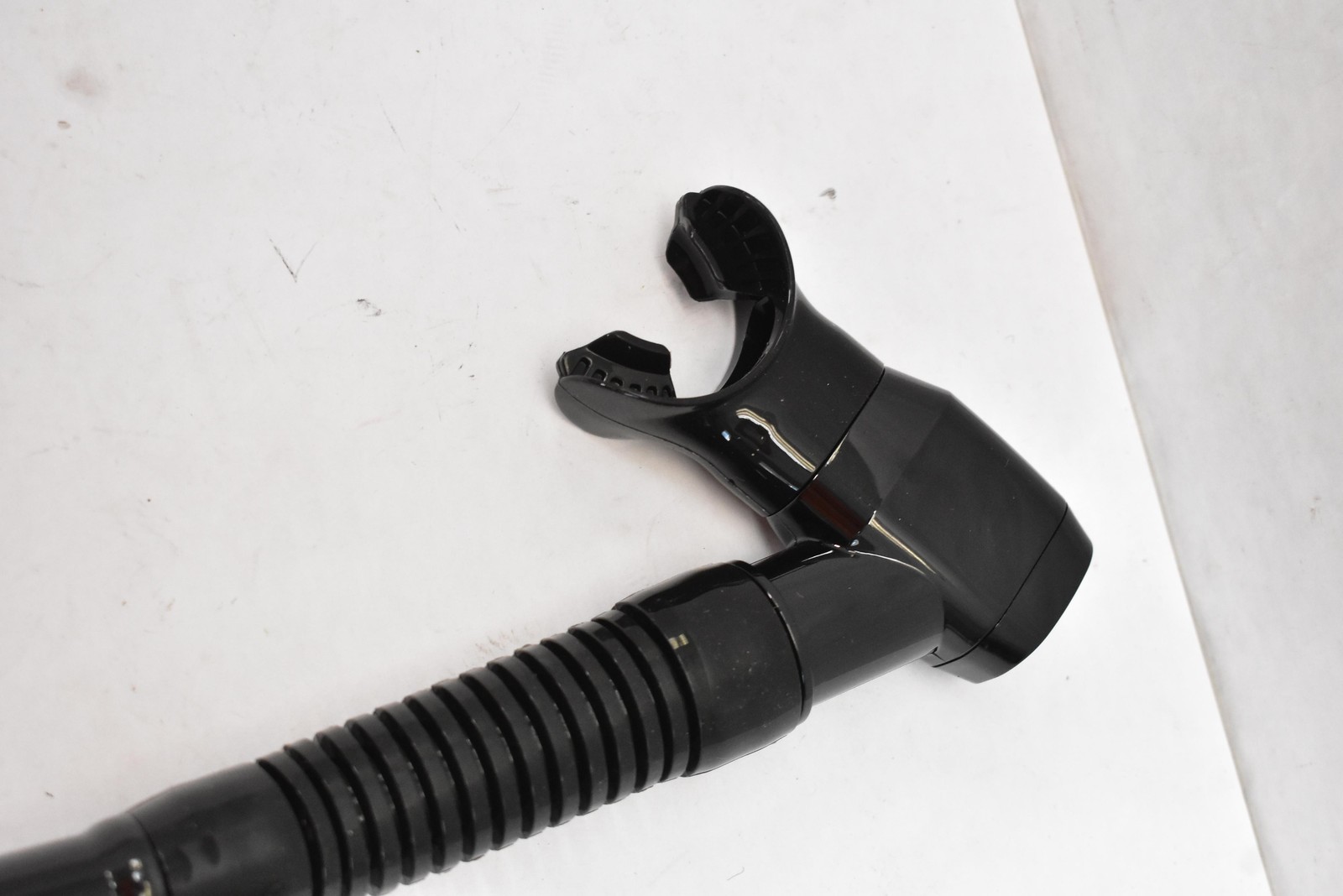 AEGEND Snorkel One Size Black Dry Curved Snorkel With Mounting Clip Diving Gear