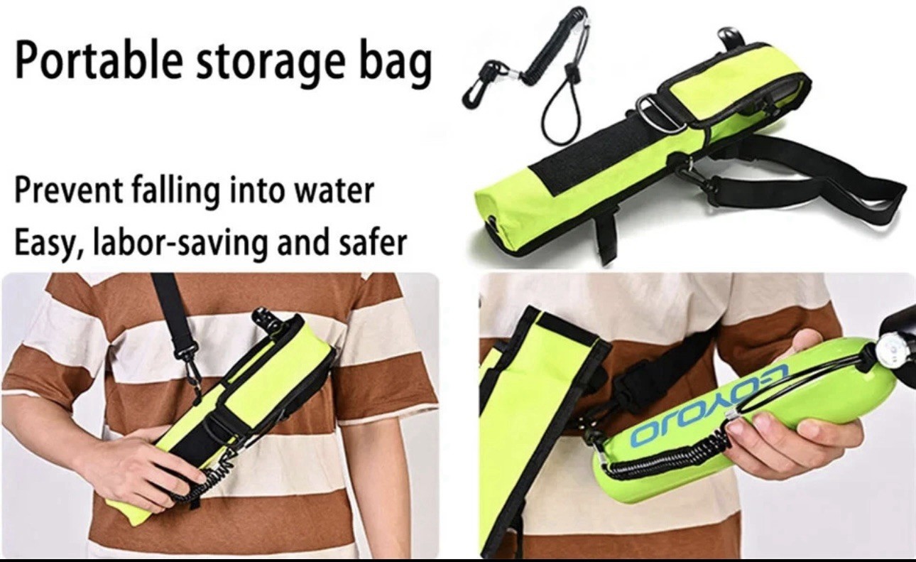 GOYOJO 0.5L Mini Tank Diving Scuba Tank,5-10 Mins Underwater Breather Oxygen Kit