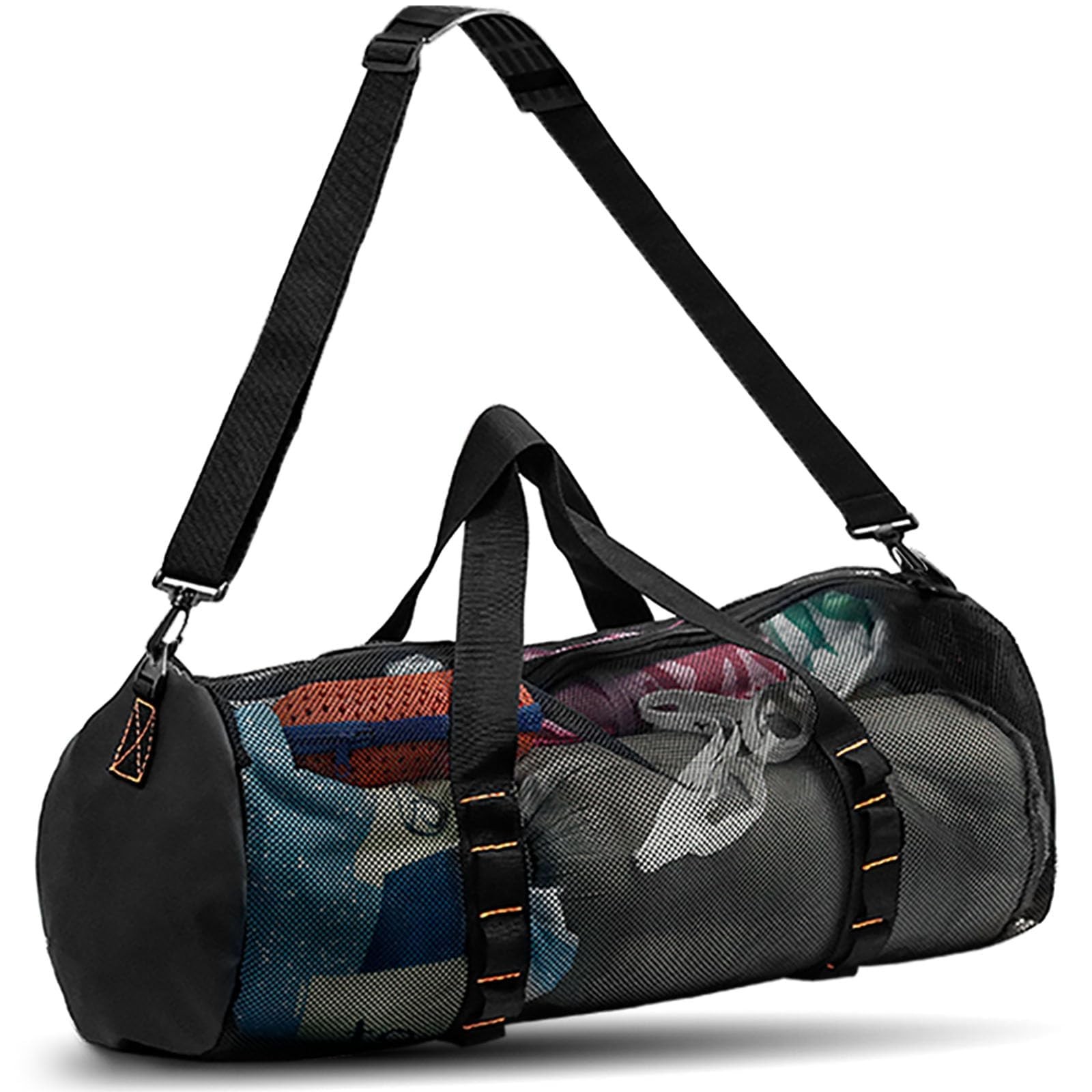 KOKKOYA Diving Scuba Surfing Snorkeling Dive Mesh Beach Bag 23 x 11 in, Black