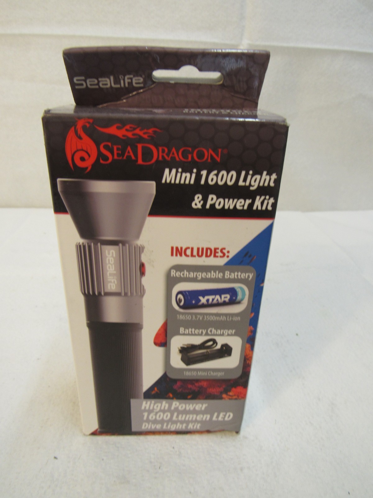 Sea Life Sea Dragon Mini 1600 Light & Power Kit Dive Light Kit 1600 Lumens