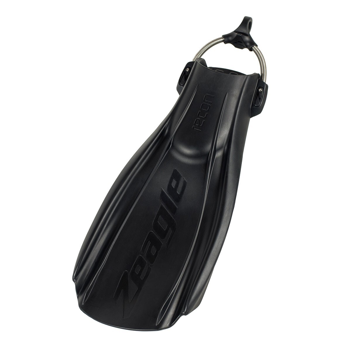 CLEARENCE SALE !!! Zeagle Recon Fins – Black, MEDIUM-8500-M