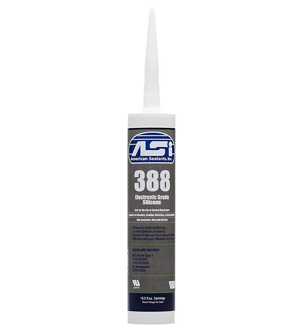 Clear Electronic Grade Silicone – 10.2 oz Cartridge