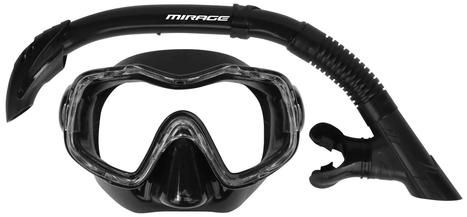 Raven Silicone Junior Mask and Snorkel Set Black