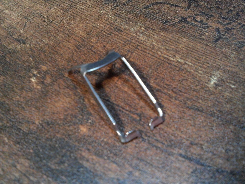 Diaphragm lever for Scuba second stage.