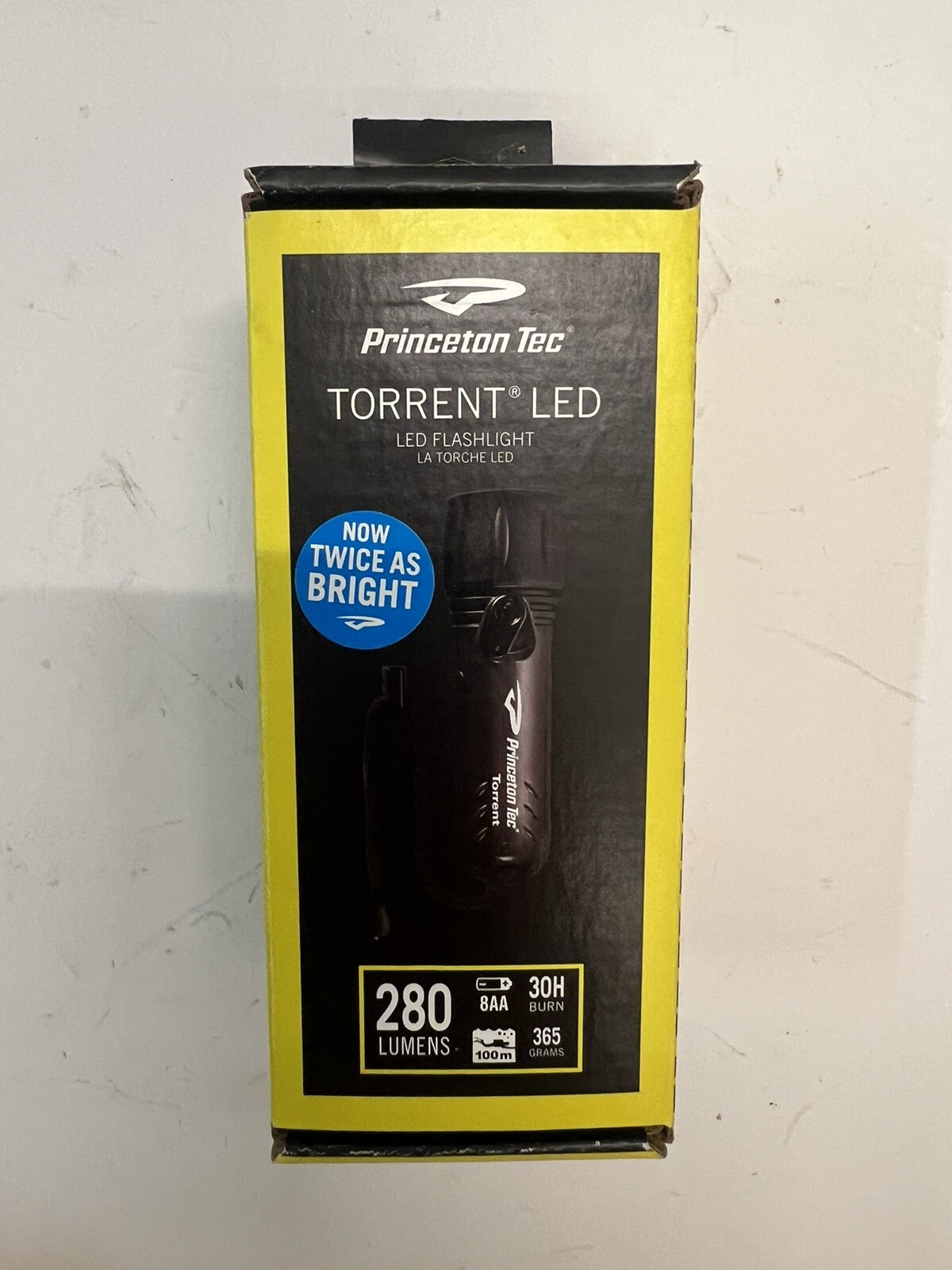 Torrent LED – Black 280 Lumens Scuba Light 100 Metres