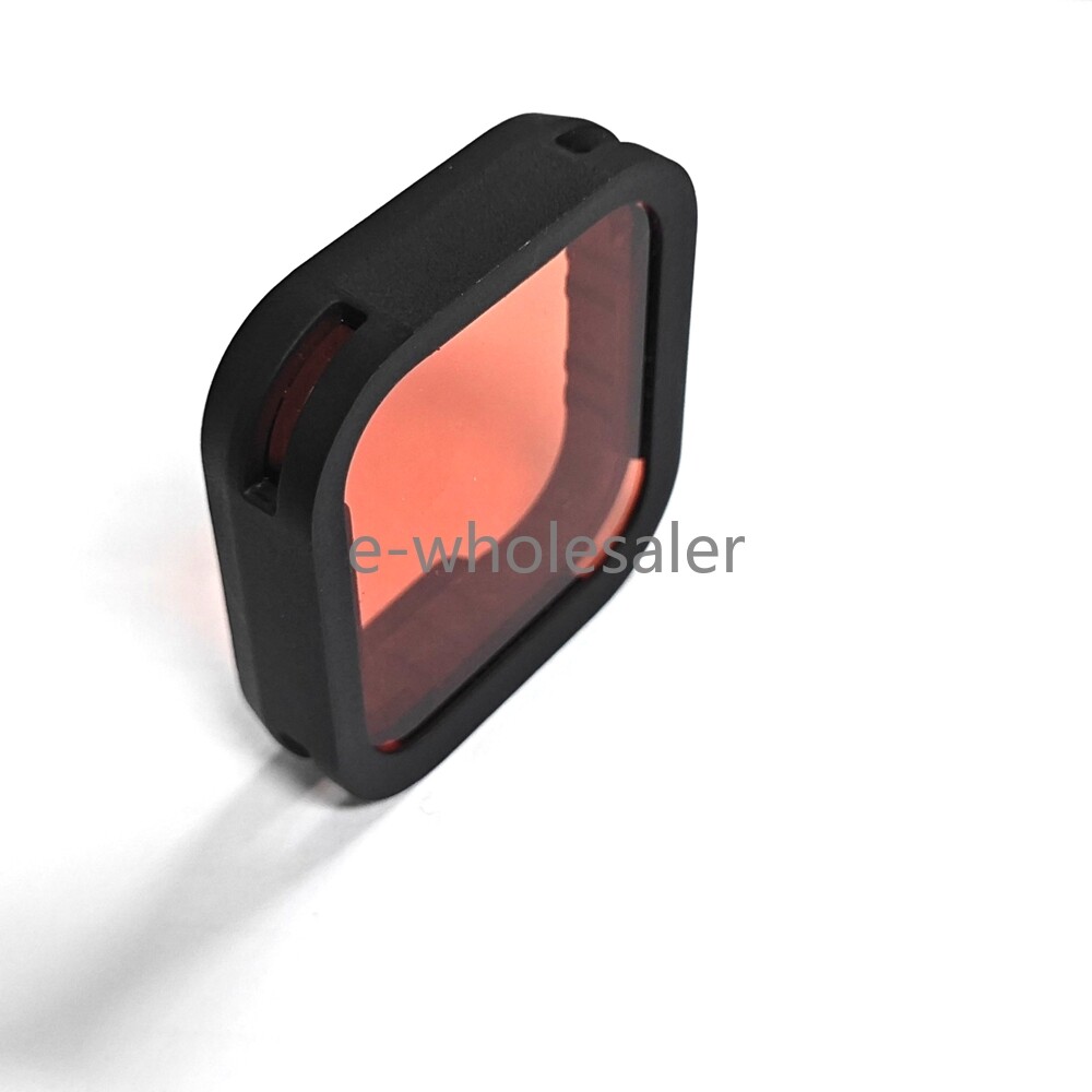 Red Magenta Diving Snorkel Filter Lens For GoPro Hero 7 6 5 Black Camera Case