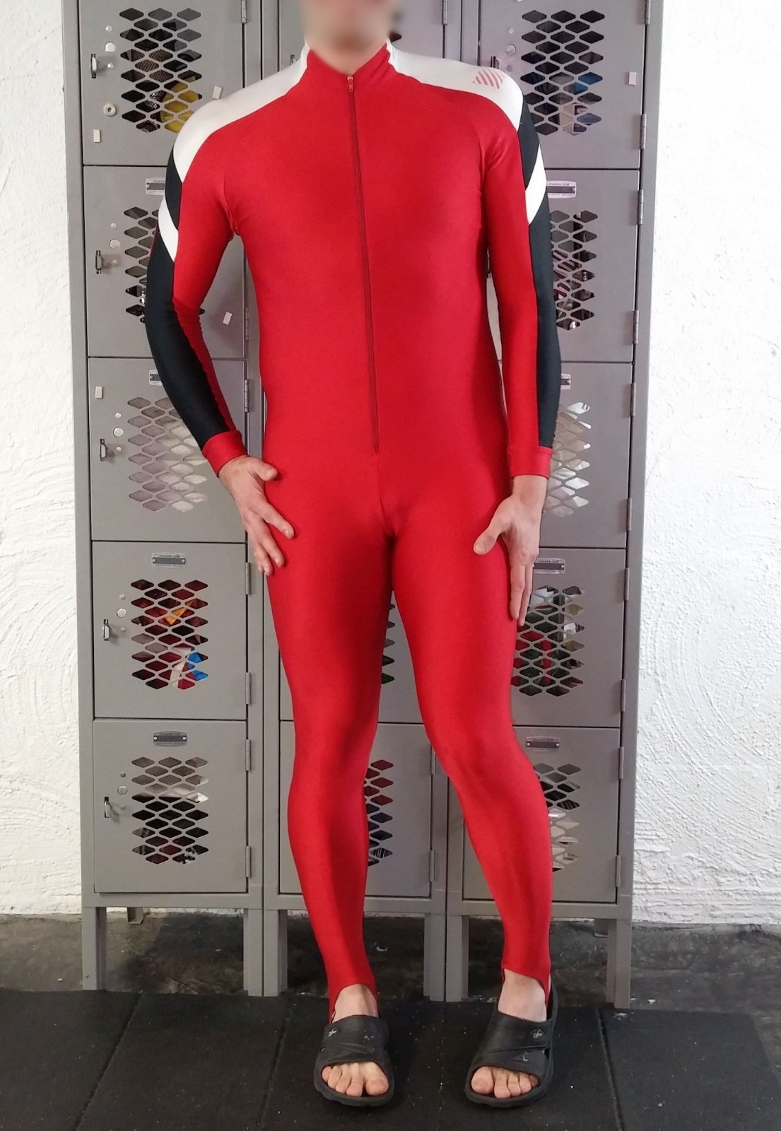 Sunbuster Full body DIVE SKIN Spandex Suit Vintage Bodysuit Unisex Adult Medium