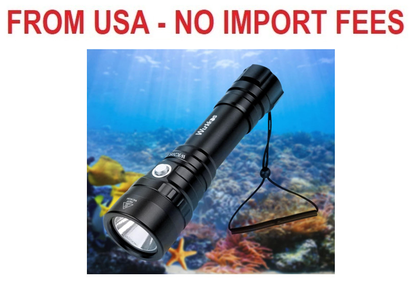 Wurkkos WK20S Scuba Diving Flashlight,2000 Lumen Dive Flashlight 363M Long Range