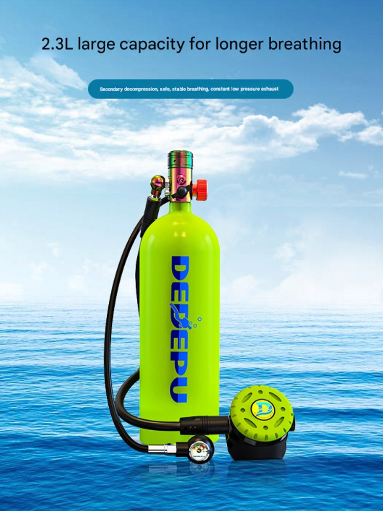 2L Bottle Scuba Diving Oxygen Tank Air Tank Snorkel Diving Equipment