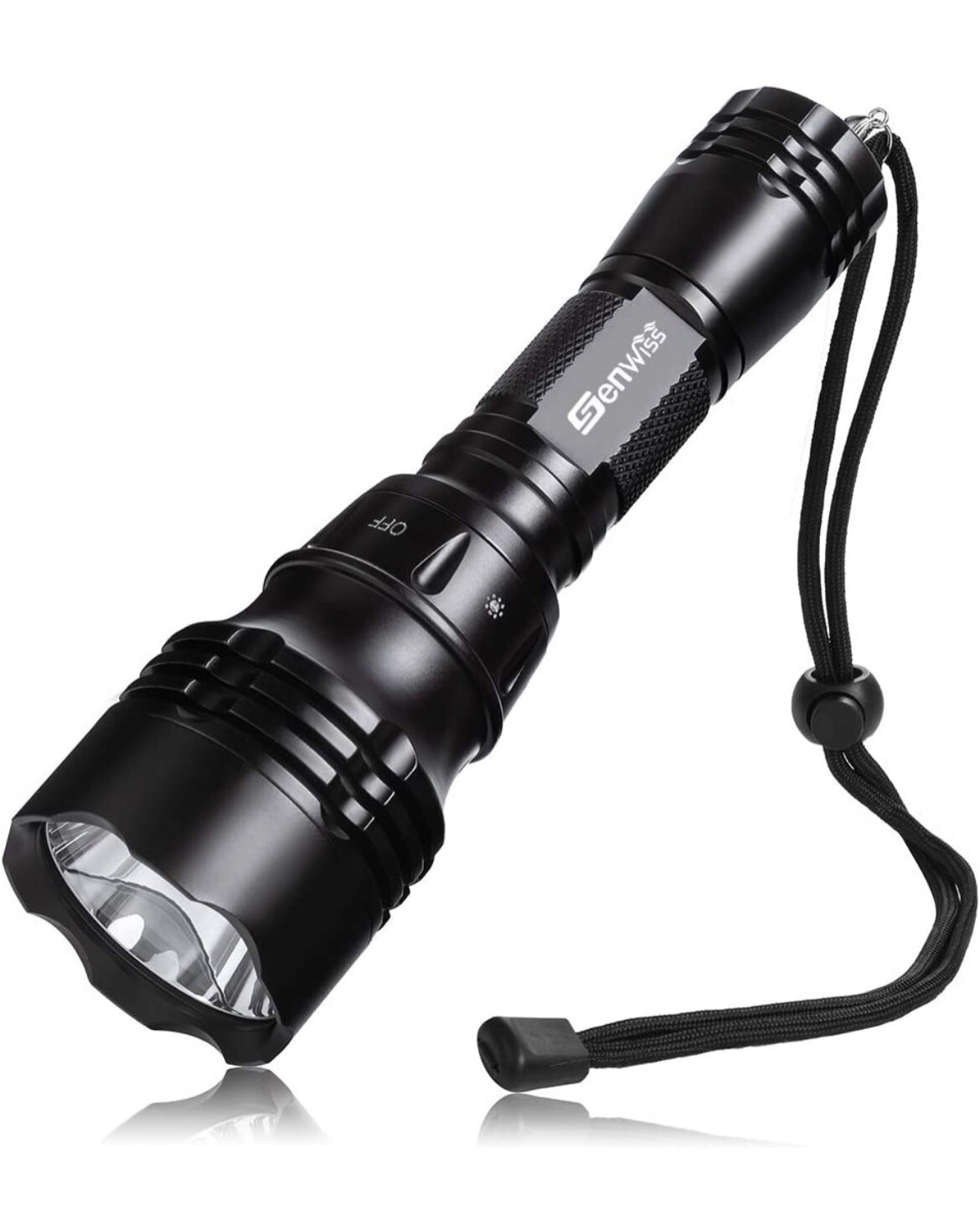 Genwiss Dive Light, Diving Flashlight Underwater Lights Scuba Diving…