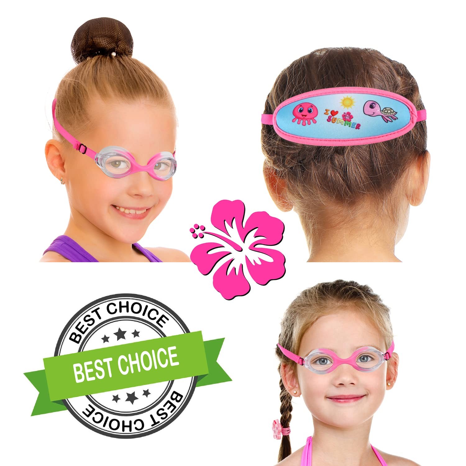 RUIGAO Kids Swim Goggles Age 2-6, Toddler One Size, 1pk – Fun Sunmer