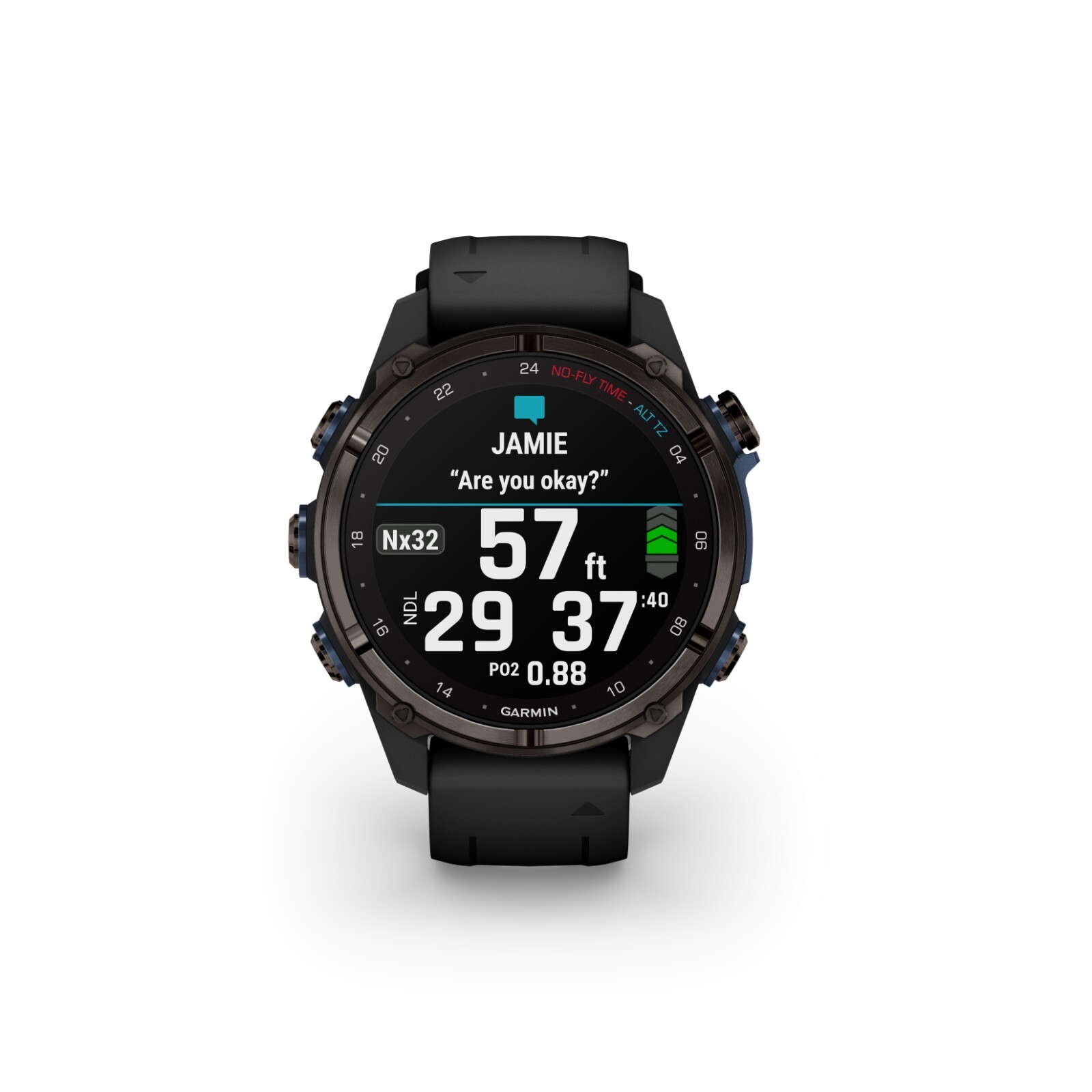 Garmin Descent Mk3i 43 mm Titanium Dive Computer Smartwatch w/ T2 Transceiver