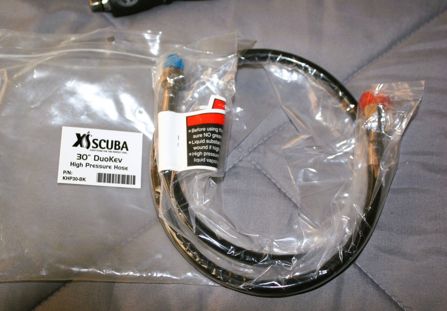 XS Scuba high pressure hose 30″ Duokev New diving for SPG