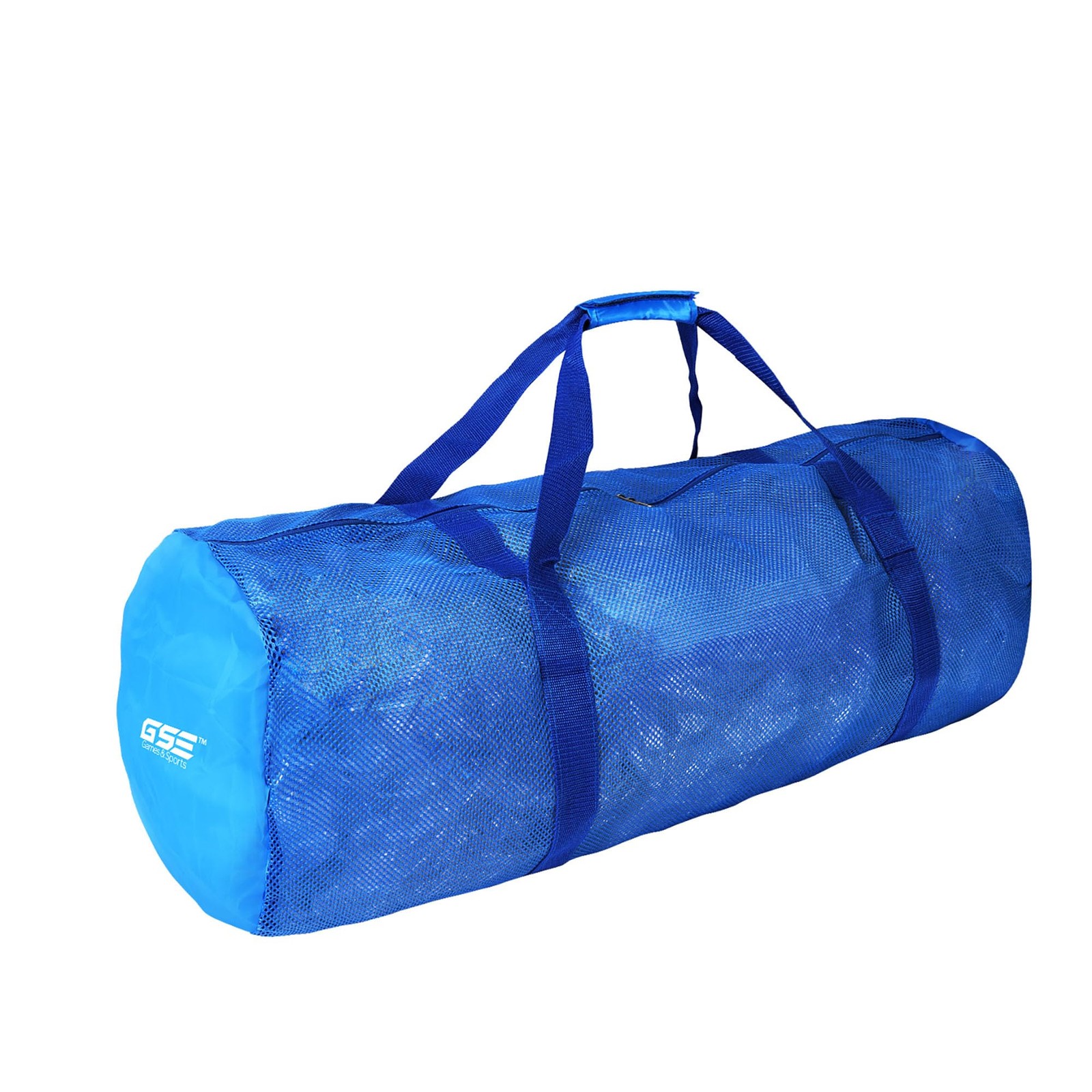 Blue Heavy-Duty Large Mesh Sports Duffle 36″x15.2″x15.2″ Bag,
