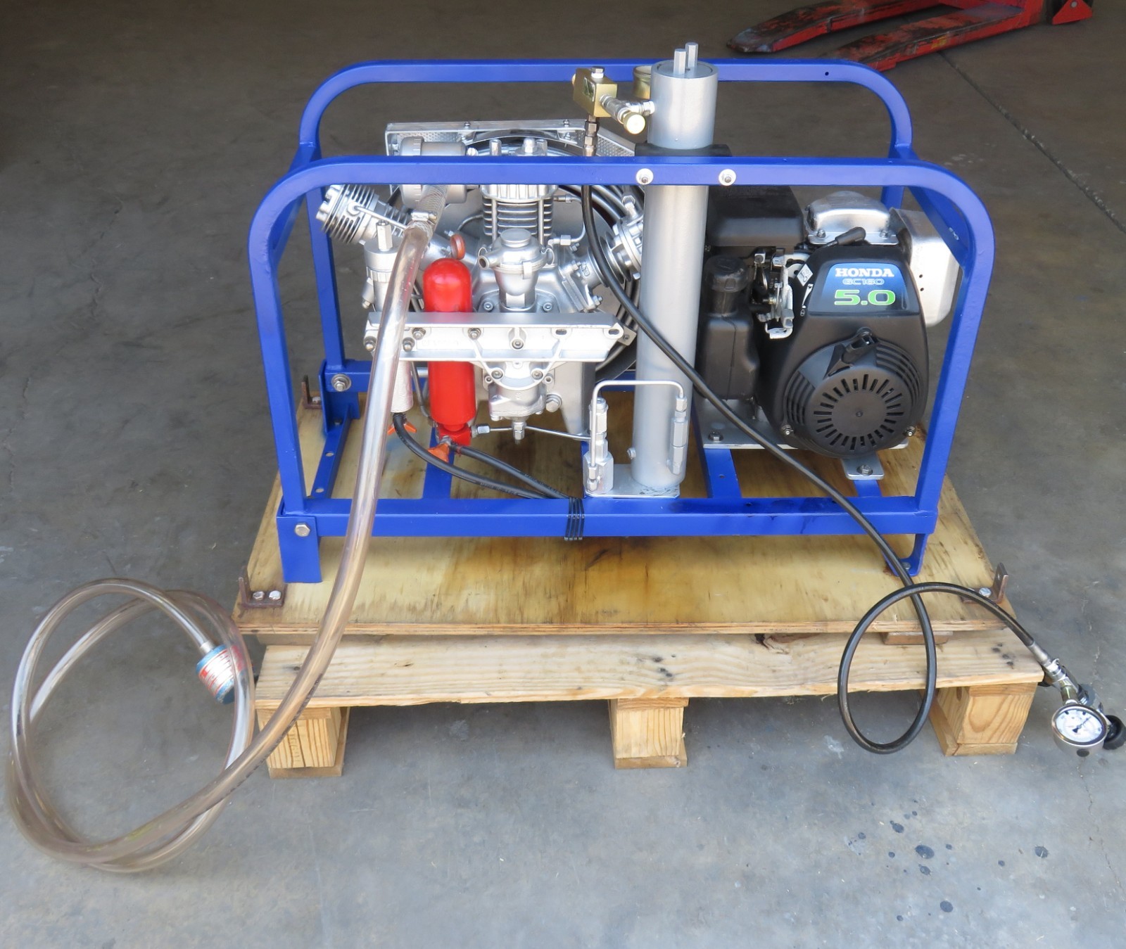 BAUER PORTABLE SCUBA COMPRESSOR GASOLINE POWERED 5HP