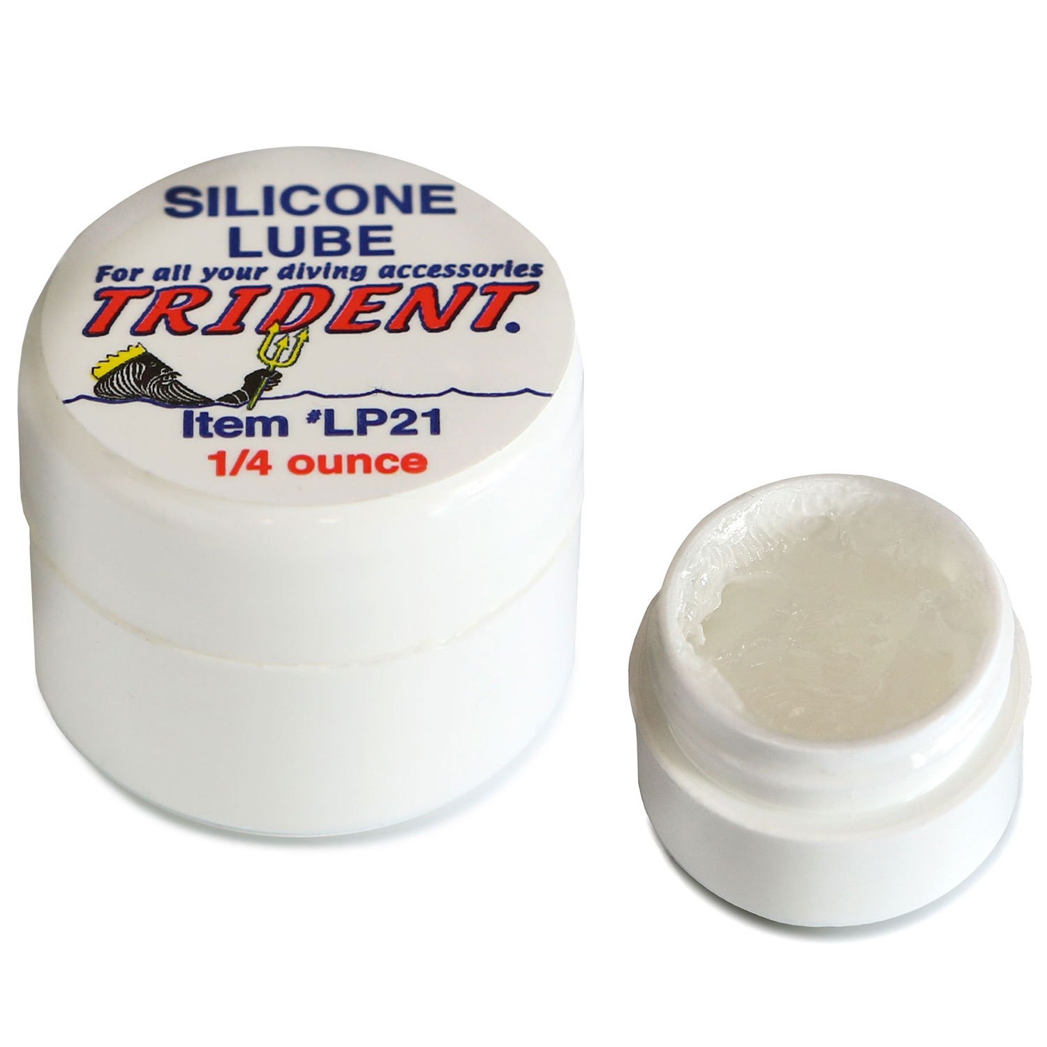 Trident Pure Silicone Grease 0.25 oz Food Grade O Ring Lube for Scuba Dive Gear