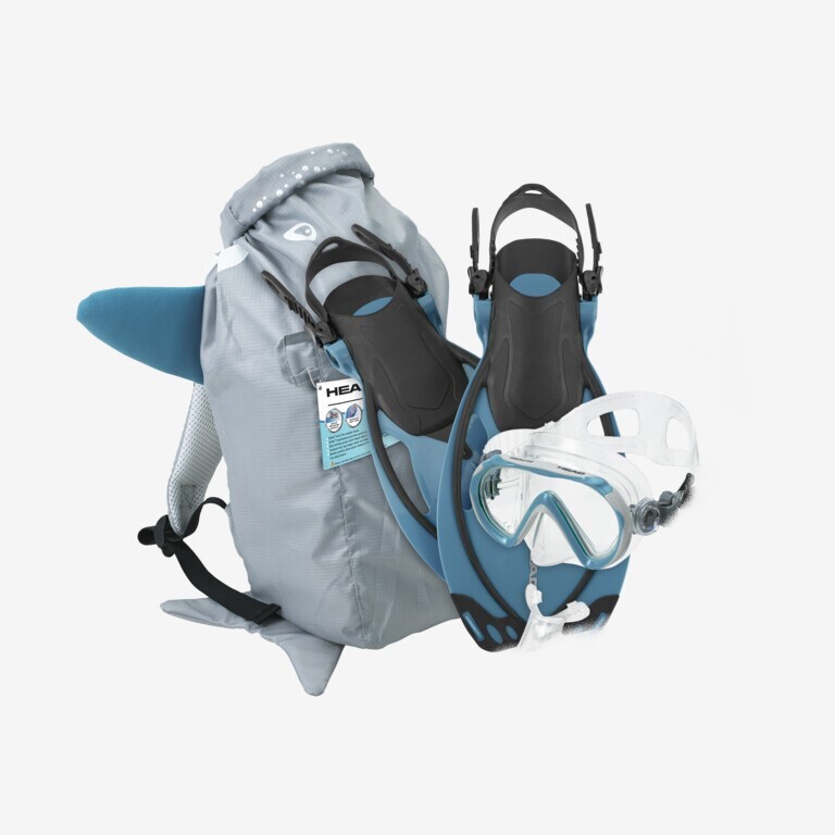 Open Box Mares Kids Set – Aqua, Size Large/1-4 (Without Snorkel)