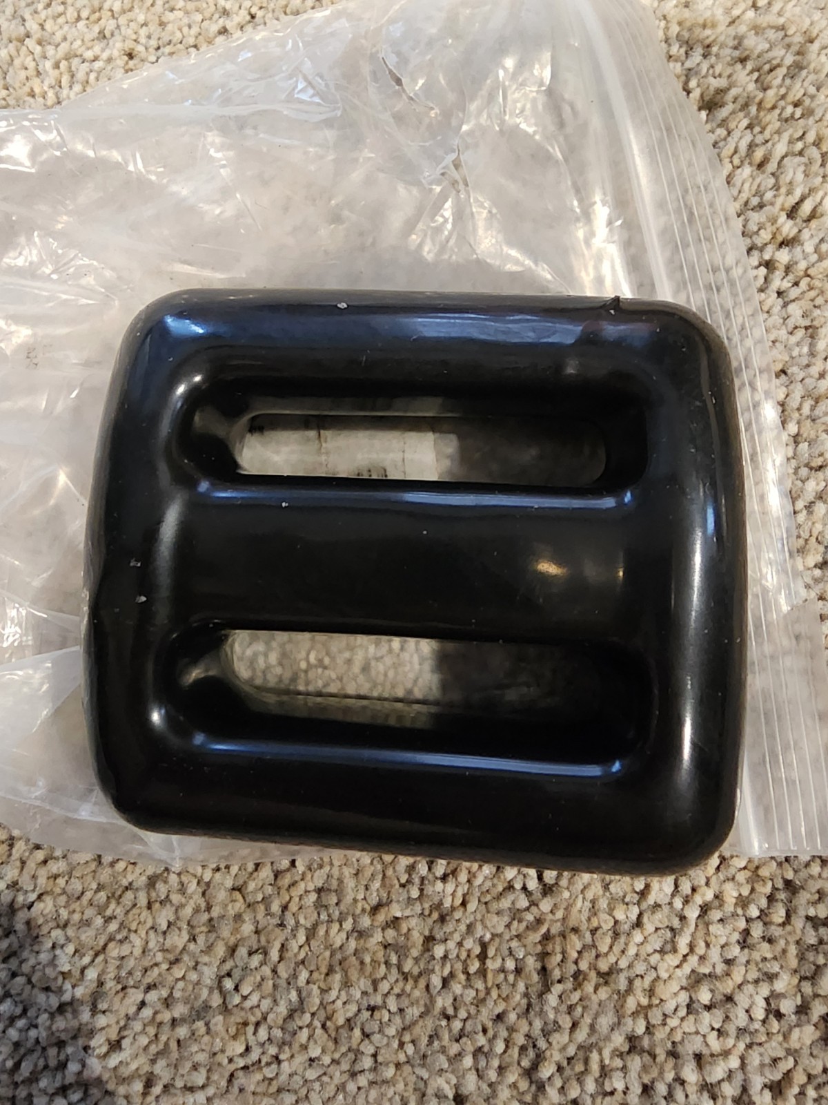 3lb rubber-coated diving lead weight