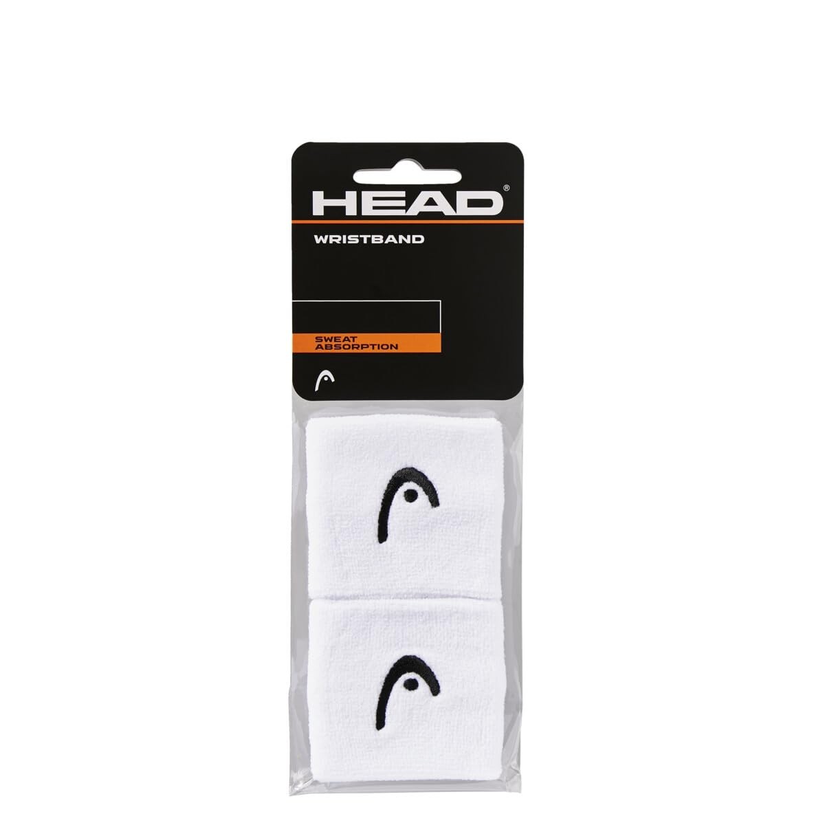 HEAD Unisex Adults 2.5″ Wristband Sweat Band Tennis One Size, White