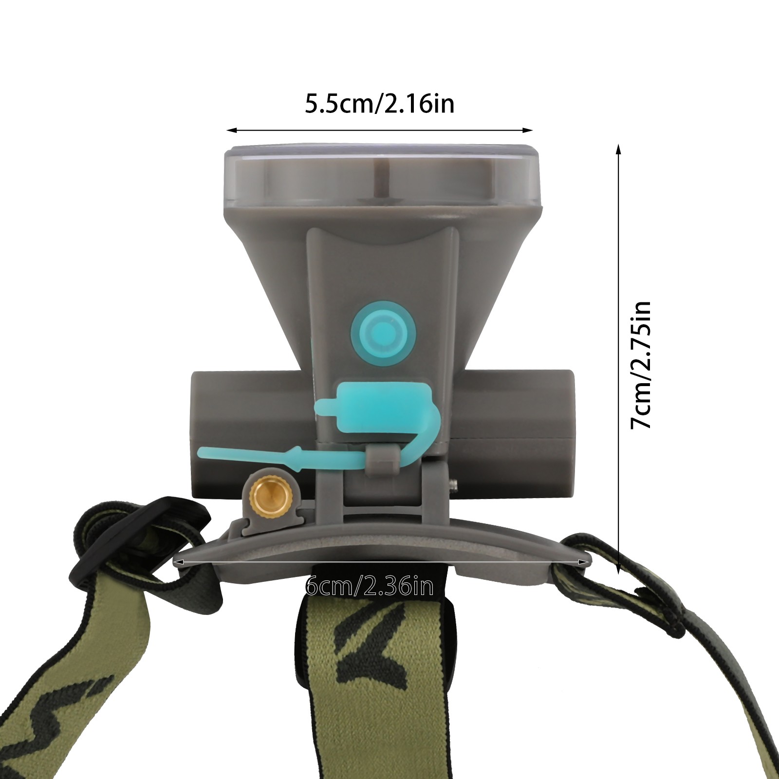 Diving Light Rechargeable Diving Headlamp Head-mounted Diving Light AC100-240V