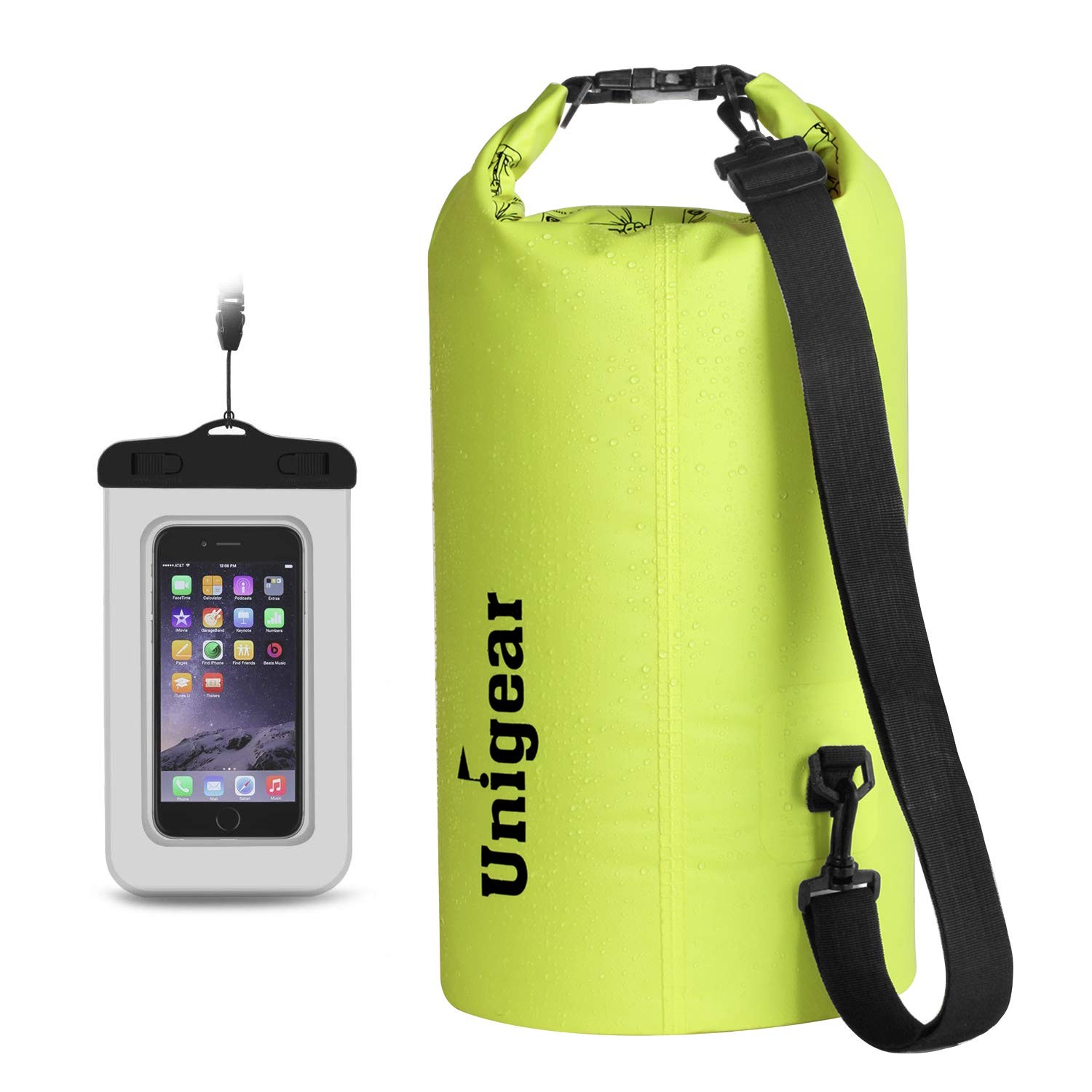 Unigear Dry Bag Waterproof, Floating and Lightweight Bags for 2L, Yellow