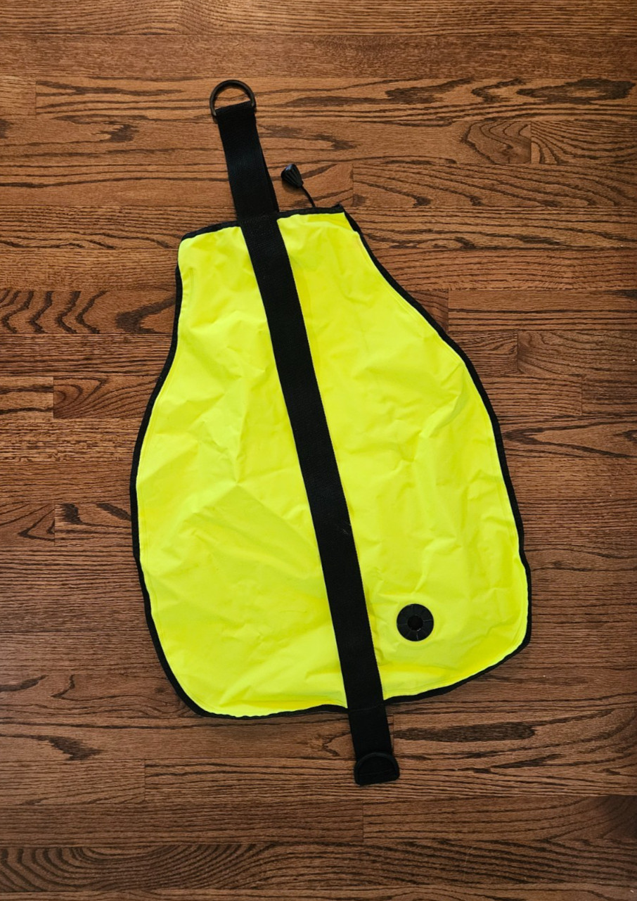 Yellow Scuba Lift Bag, small -Scuba Diving