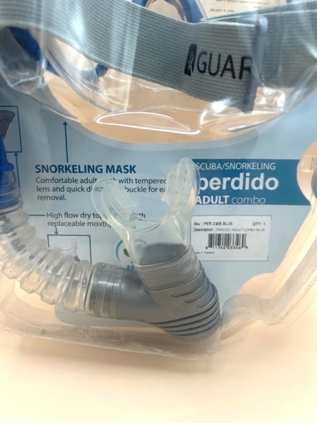 Guardian Marine Grade Scuba Snorkeling Mask Set – Adult – Blue