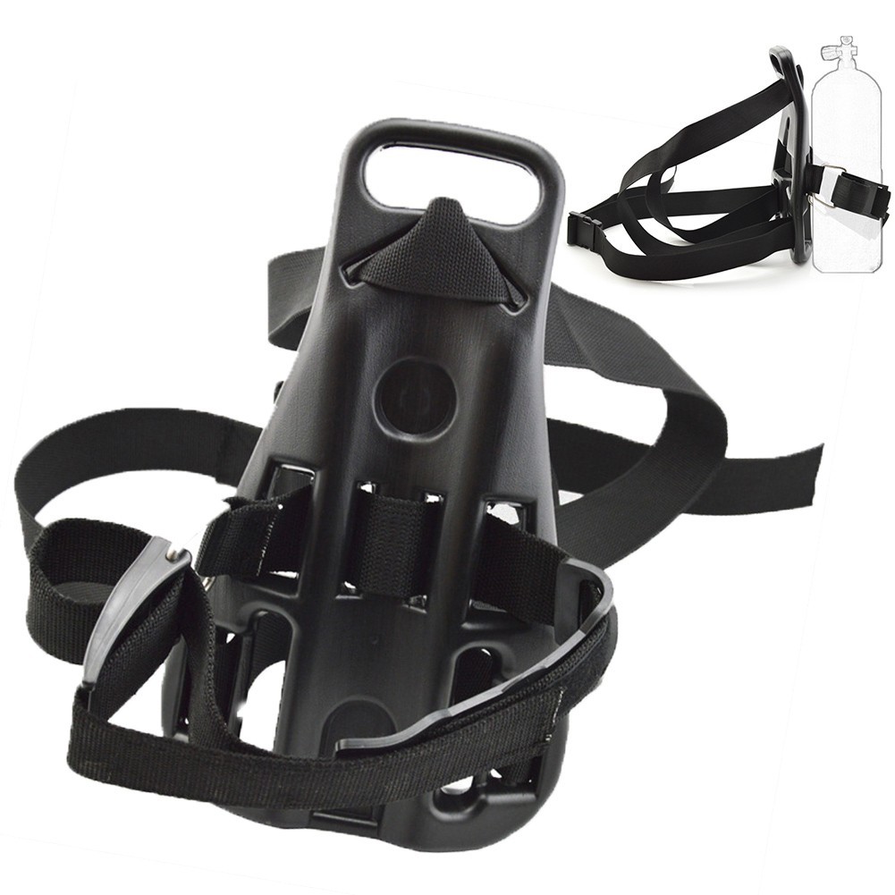 Scuba Gear Adjustable Dive Tank Holder for Secure Oxygen Bottle Support