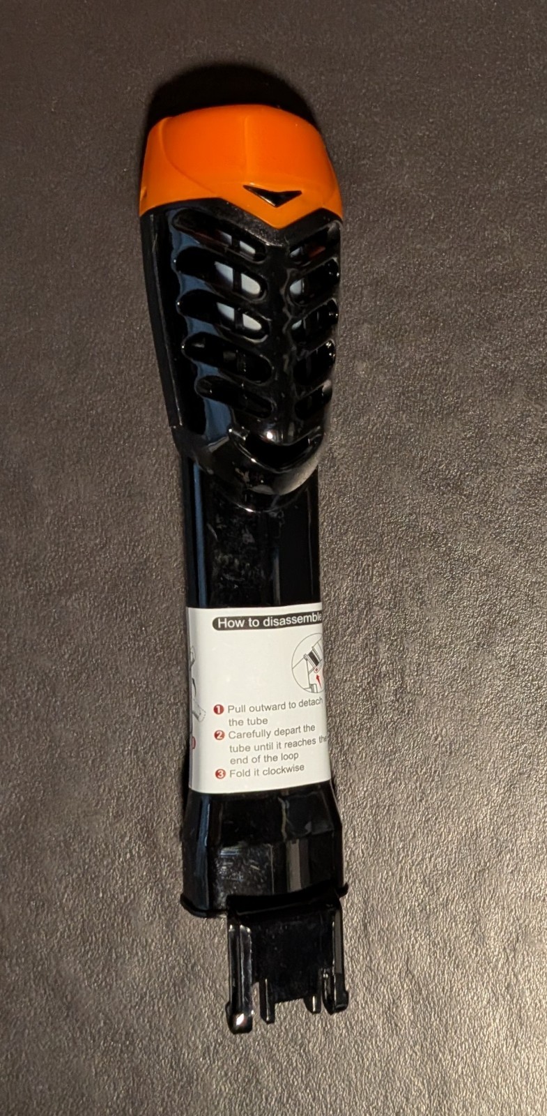 ZIPOUTE Snorkel Mask Full Face Swimming Diving Adult Size L/XL Black