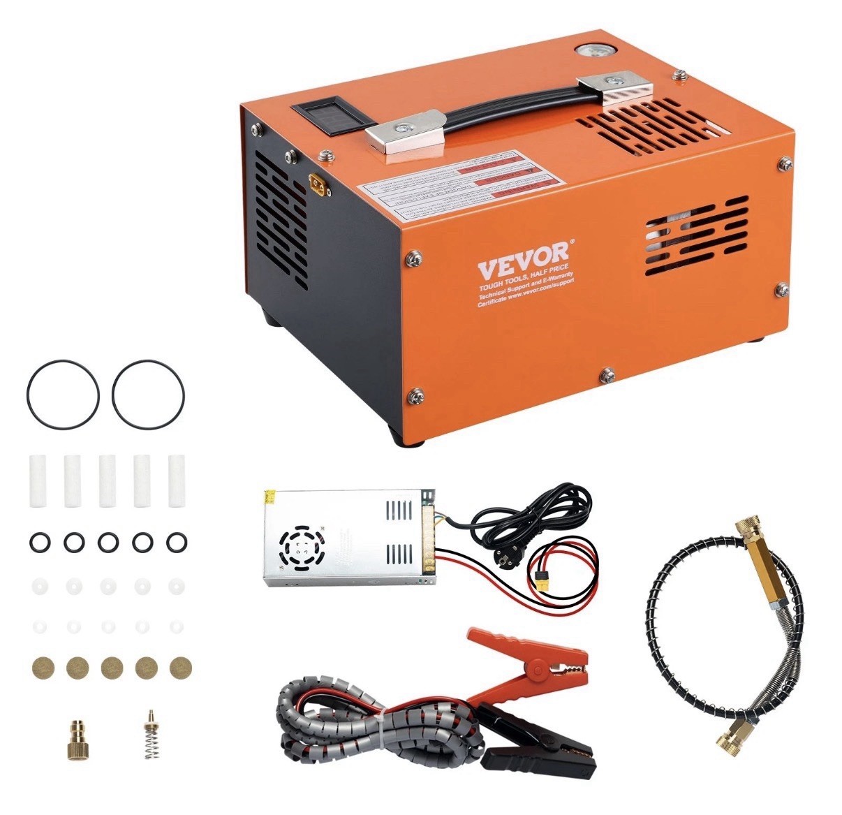 VEVOR PCP Air Compressor 12V DC, PCP Compressor 4500 Psi, Paintball… Fast Ship