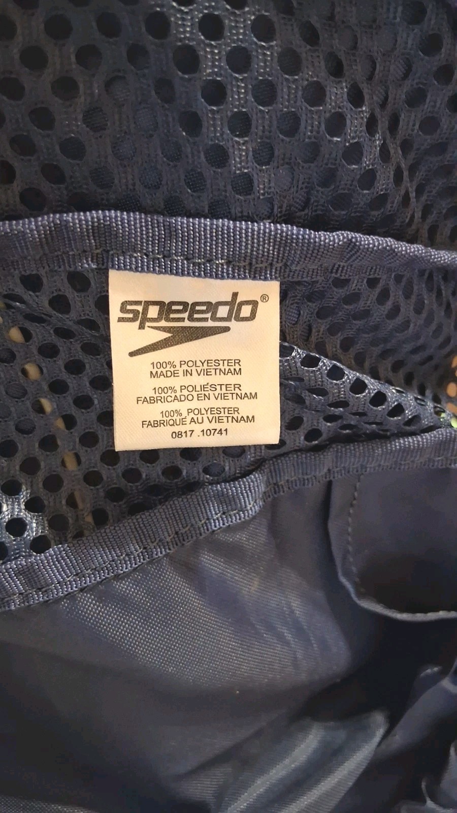 SPEEDO Ventilator Deluxe Mesh Equipment Backpack Bag NWOT