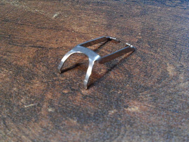 Diaphragm lever for Scuba second stage.