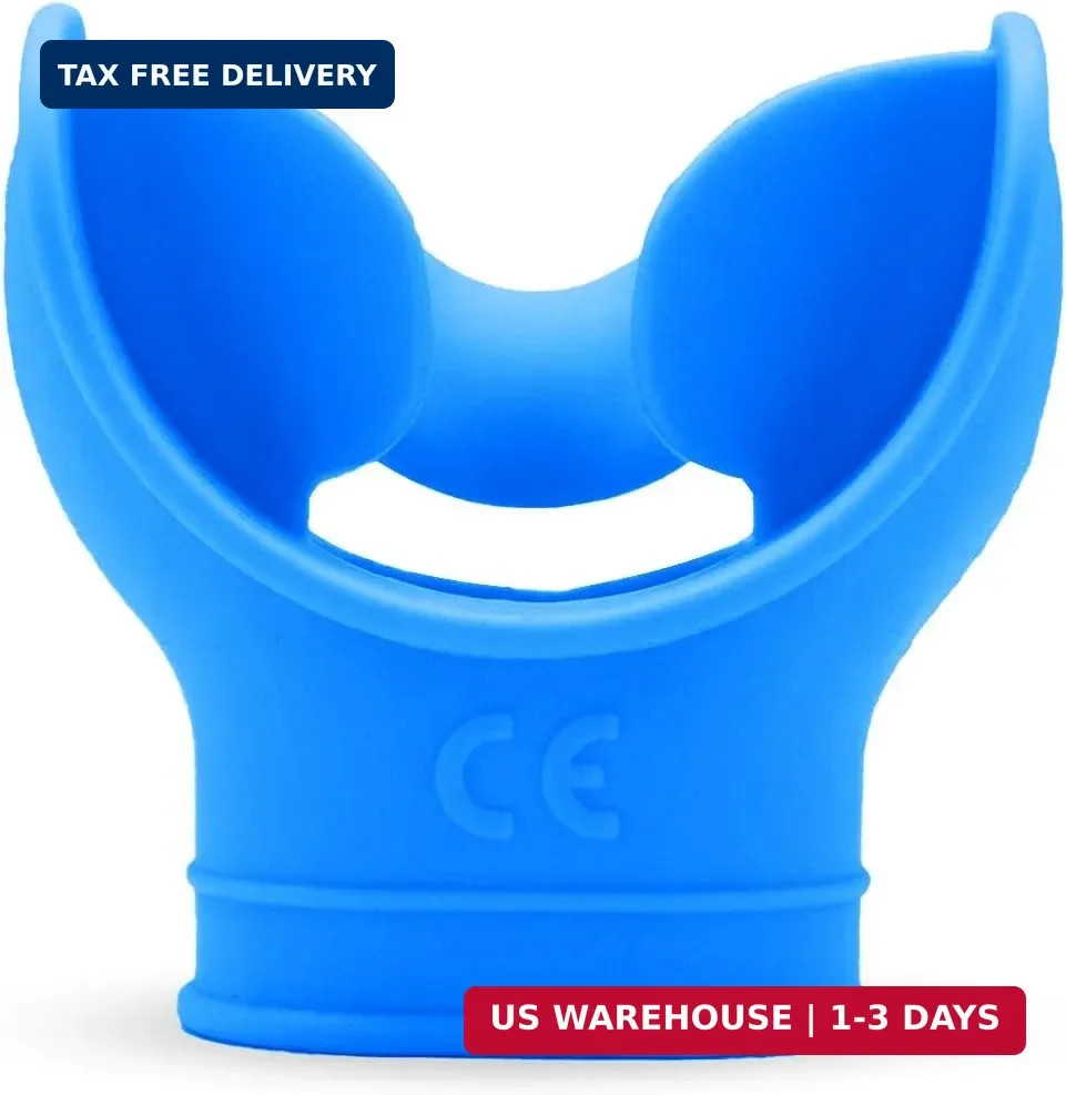 2 PCS Silicone Snorkel Mouthpiece Replacement Scuba Diving Mouthpiece Scuba Divi