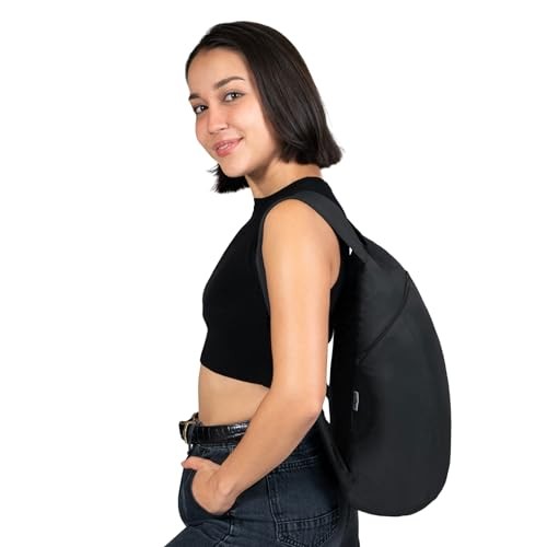 Nanobag Daypack – Ultralight 16L Foldable Travel & Hiking Daypack, Black