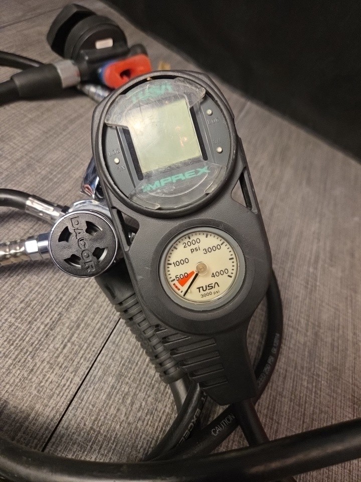 Dacor Enduro Regulato TUSA imprex, And 2 Mouth Peaces, All Untested.