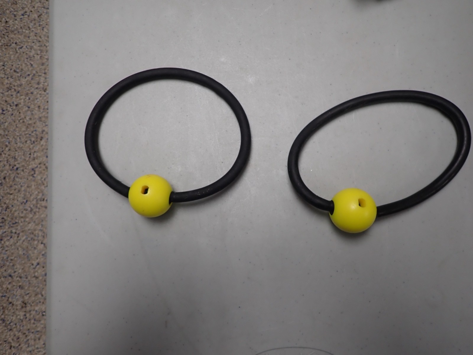 Scuba Tank Banger Pair Lightly Used Black/Yellow