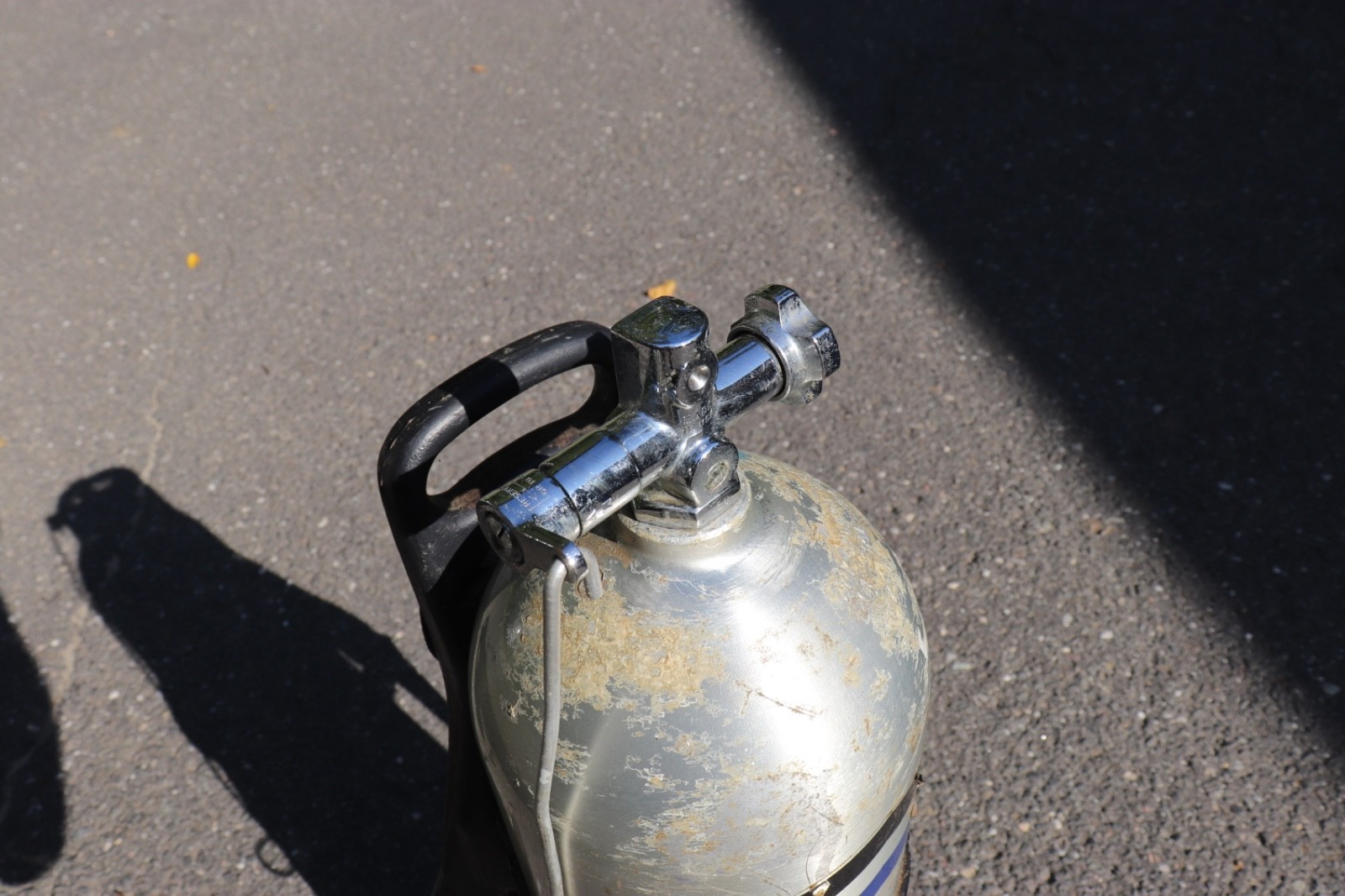 Vintage US Divers Aluminum Aqua Lung Cylinder Tank Harness Backpack 6498 JAWS