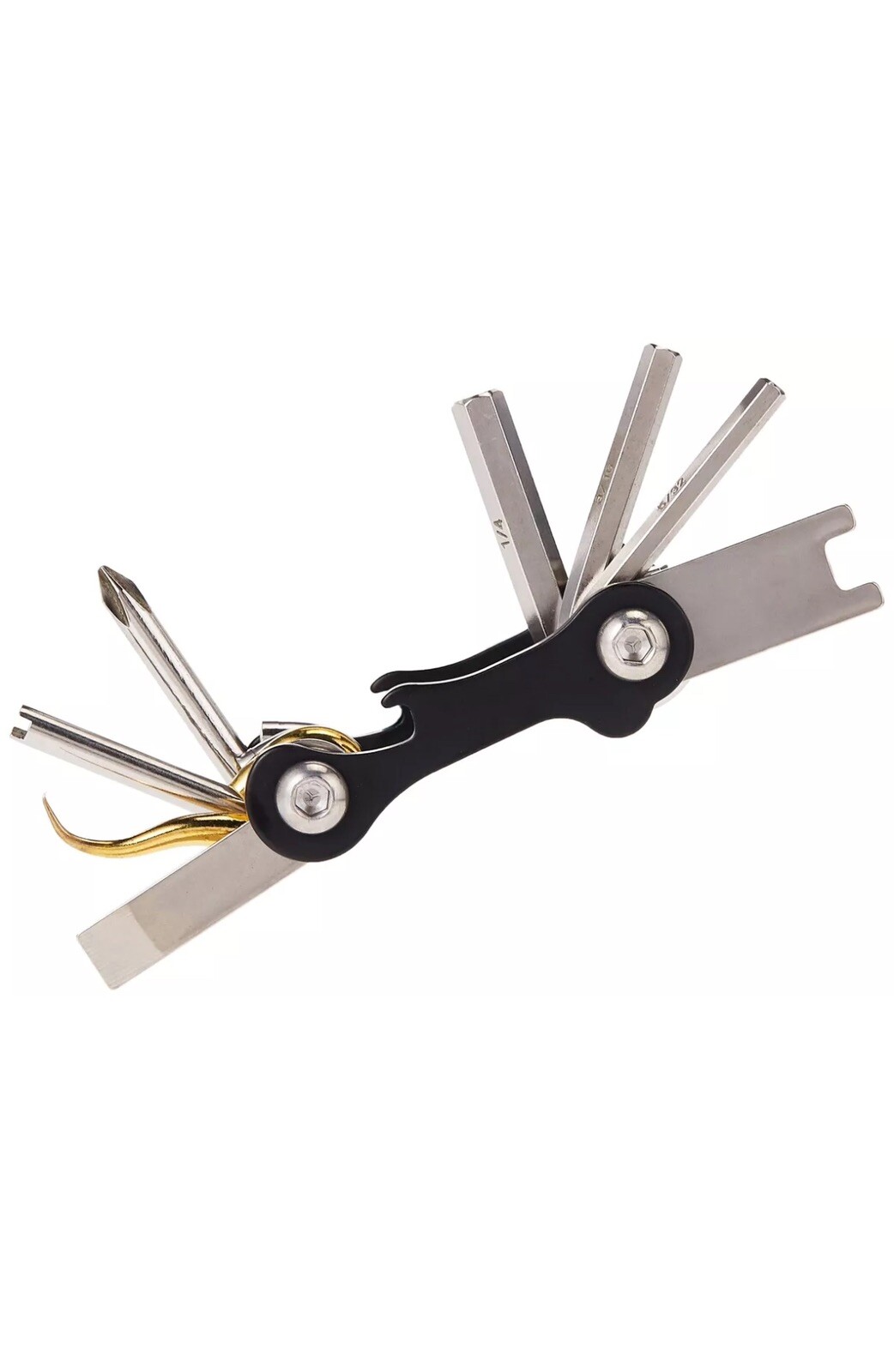 8-in-1 Scuba Diving 2.5″ Black Mini Compact Multi Dive Tool