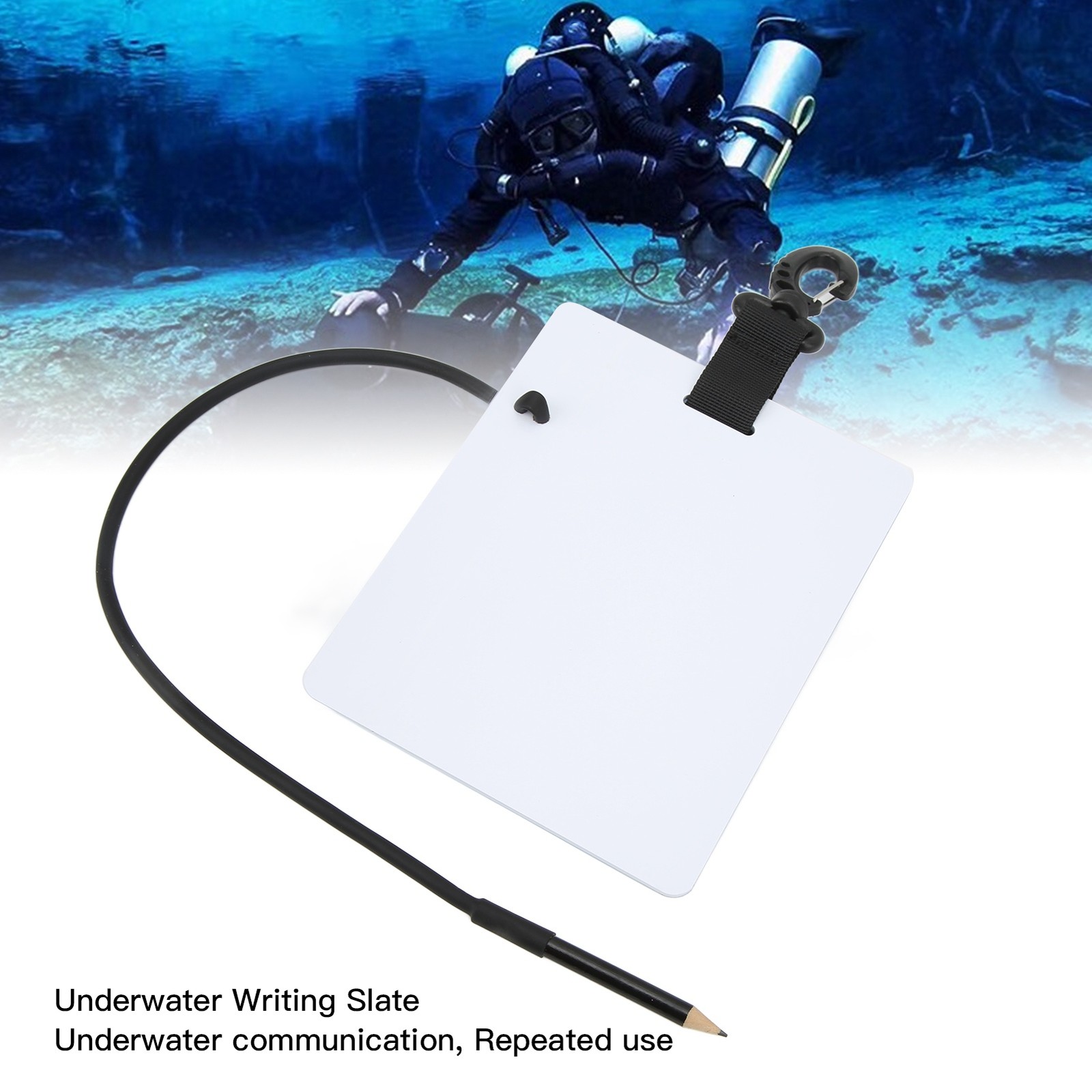 Underwater Writing Slate Convenient Diving Communication Gear Board For Divers