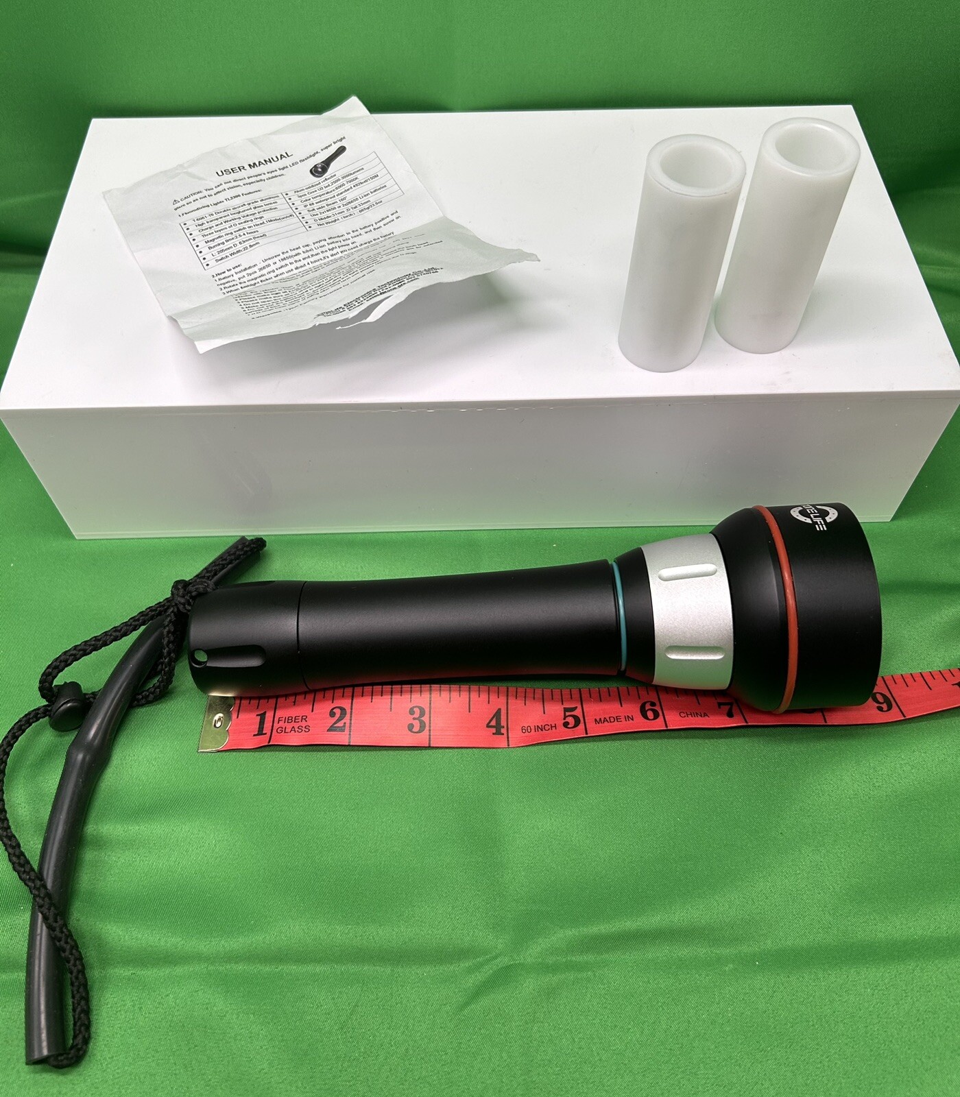Diving Flashlight Tonelife TL2300 Power Rechargeable 3000 Lumens 3 CREE LED